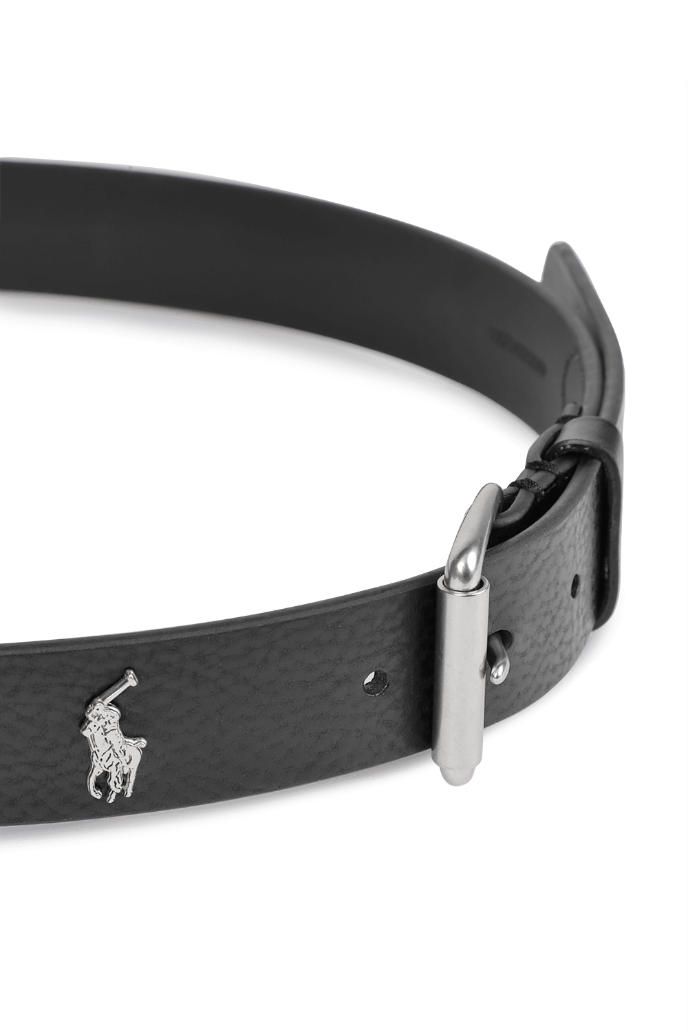 תמונת פנים של Polo Player Leather Belt in Black