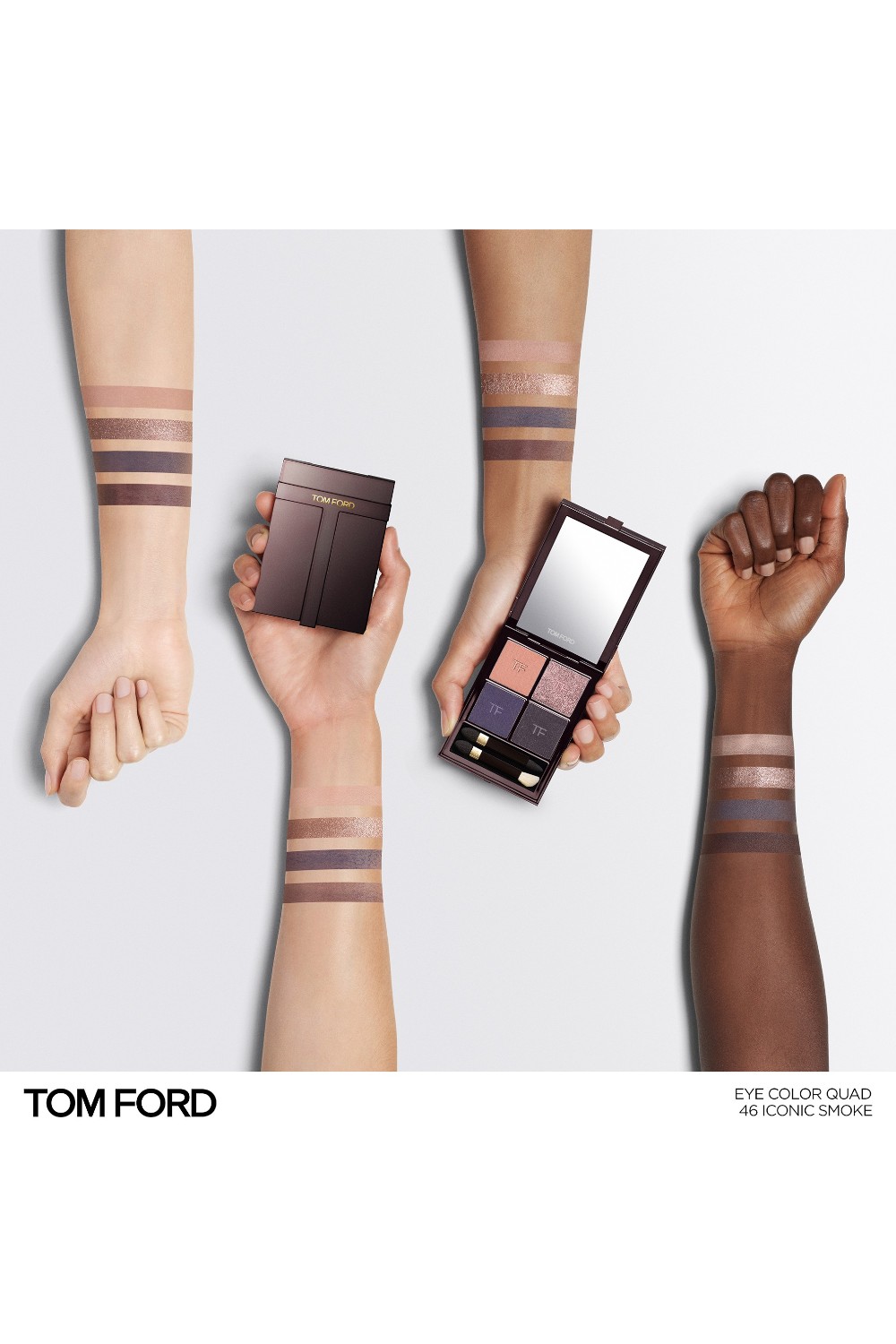 תמונת תקריב של EYE COLOR QUAD CREME 46 Iconic Smoke