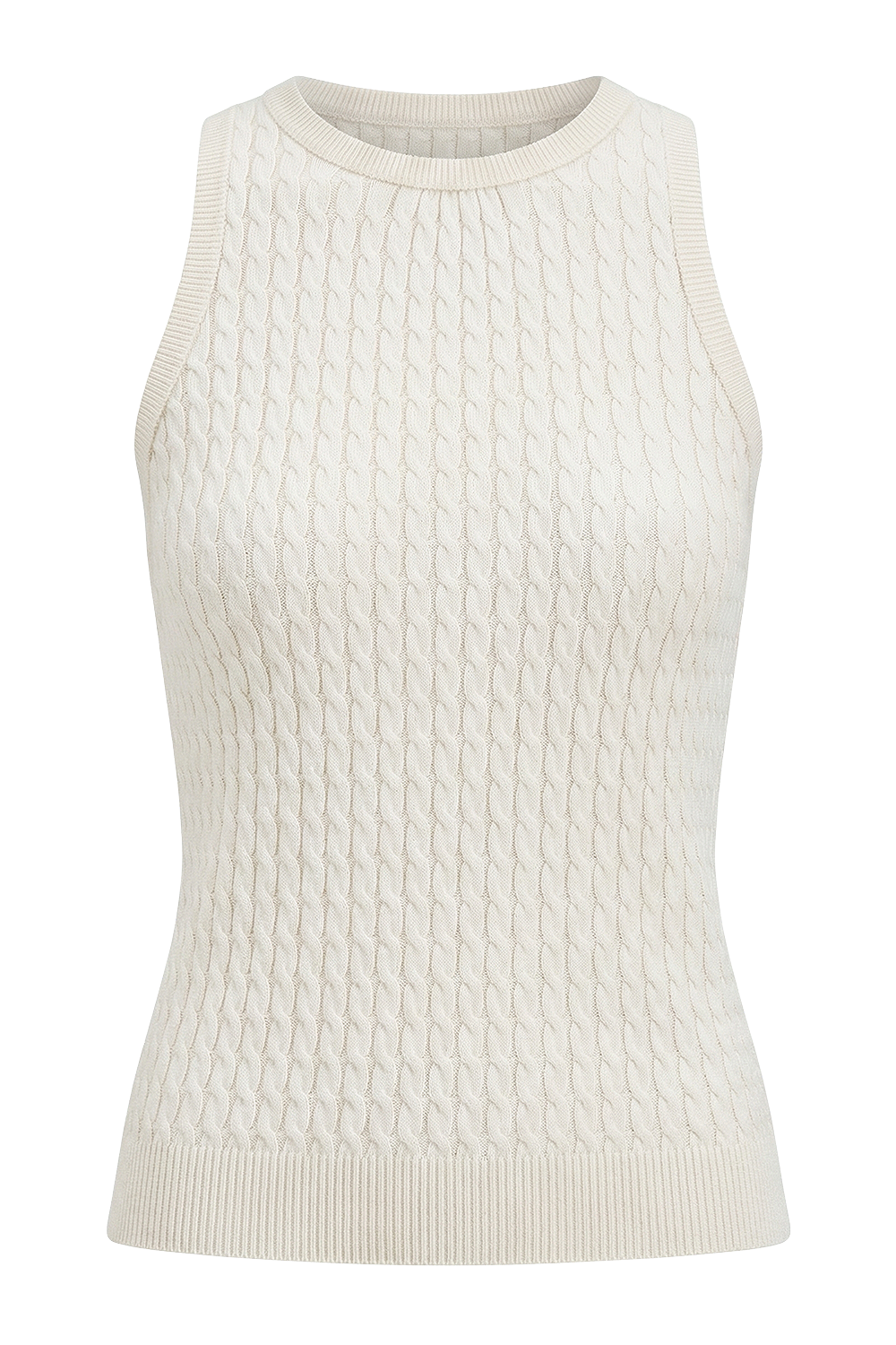 תמונה קידמית של גופיית סריג