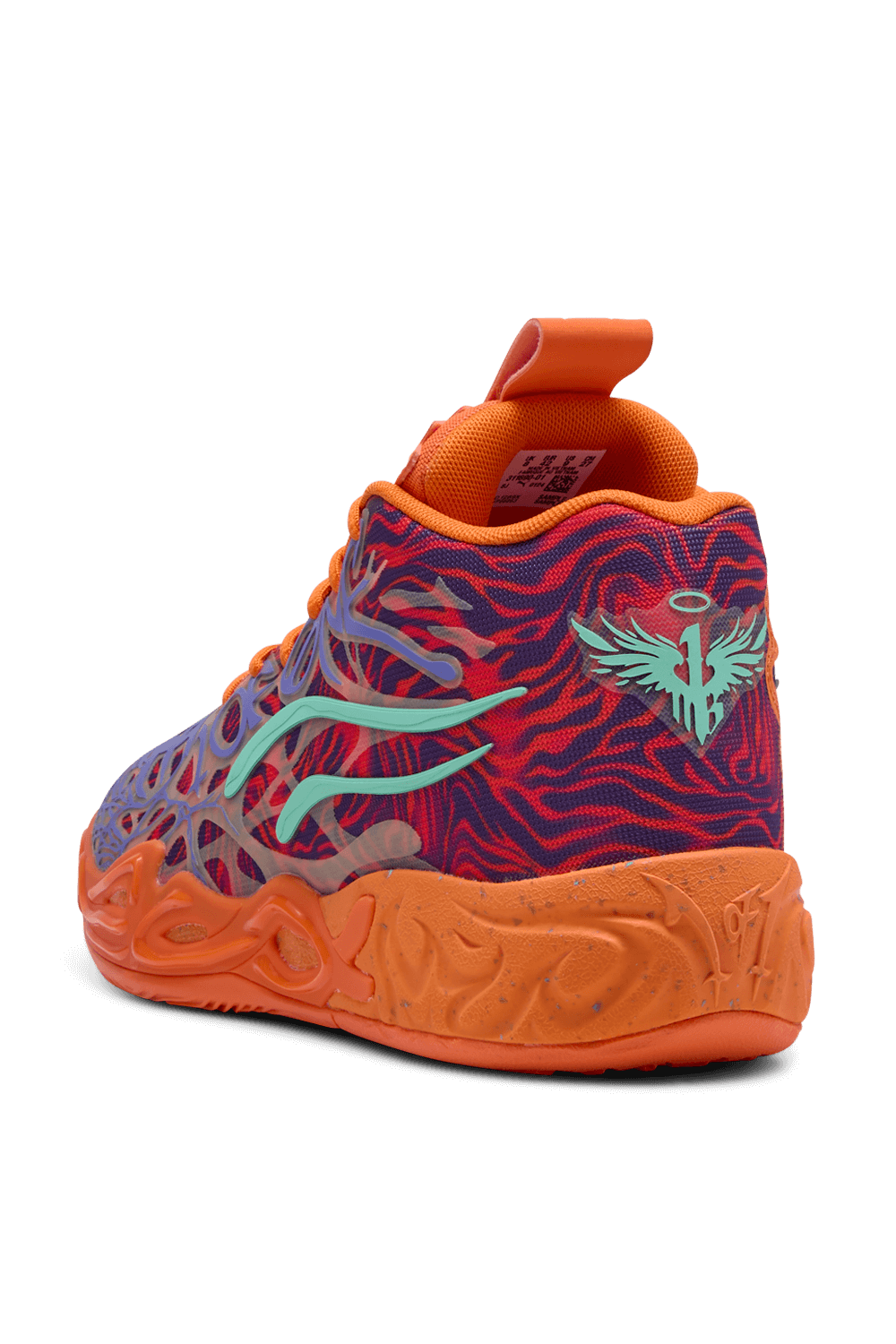 תמונת תקריב של פומה X מלו נעלי כדורסל MB.04