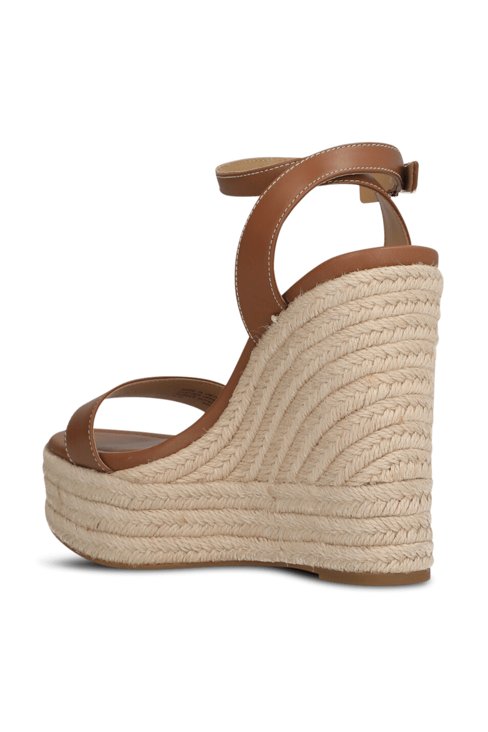 תמונה אחורית של סנדלי פלטפורמה וודג' 13 סמ