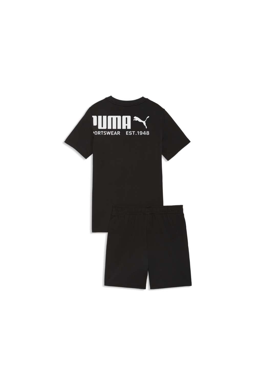 תמונה אחורית של סט חולצה ומכנסיים