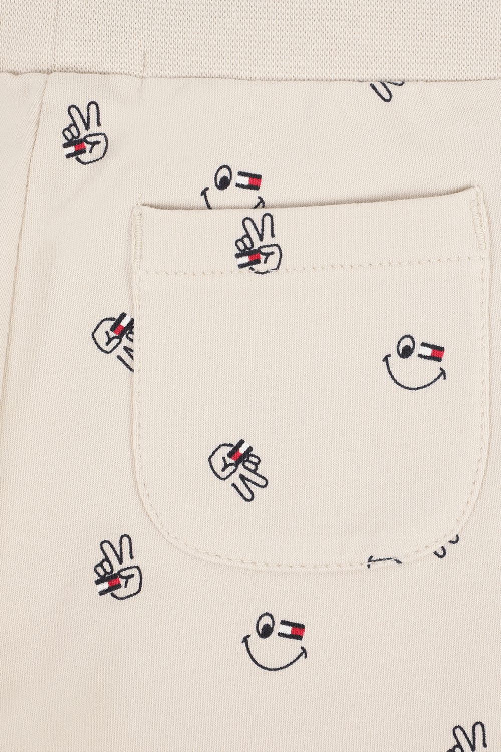 גילאי 6-24 חודשים מארז תינוקות סמיילי הכולל מכנסיים וקרדיגן בוון אוף וויט