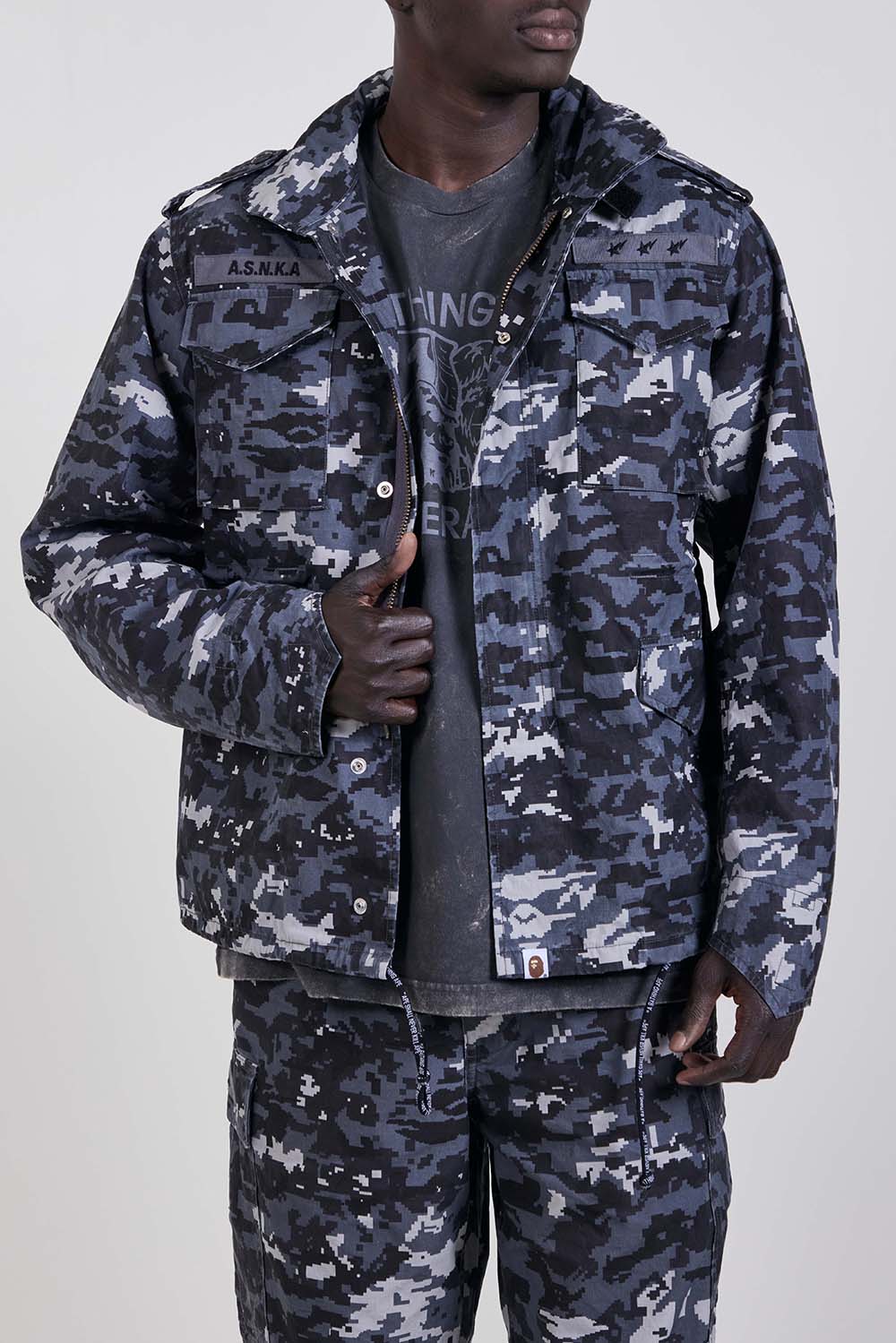 תמונת דוגמן קידמית של ז׳קט צבאי