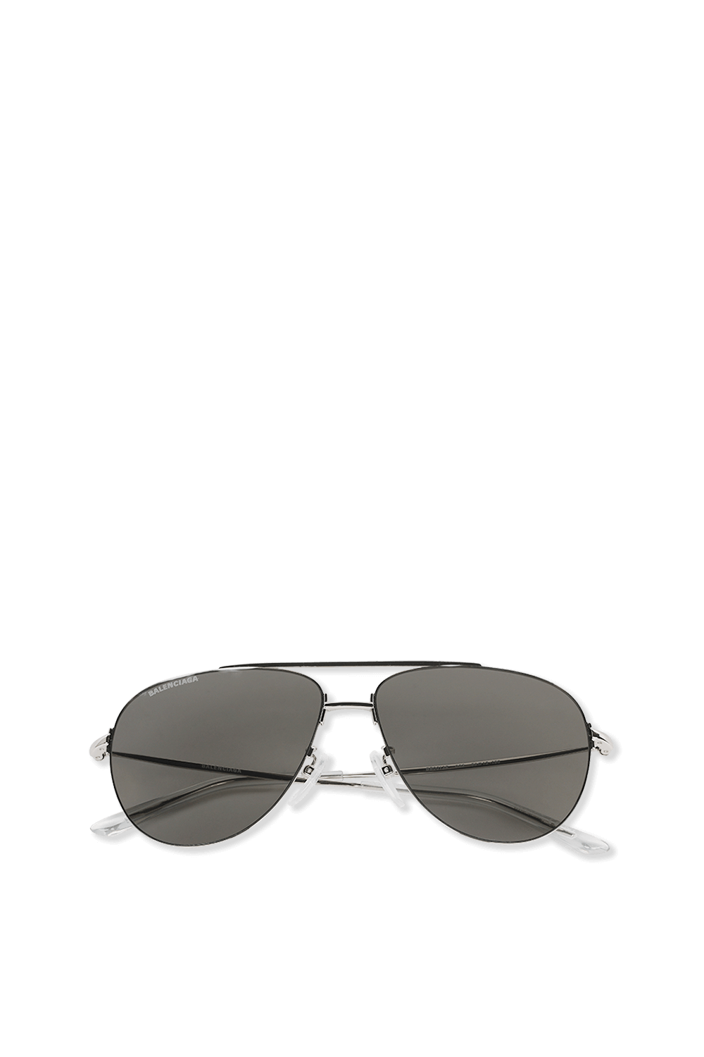 תמונה קידמית של משקפי שמש עם מסגרת מטאלית