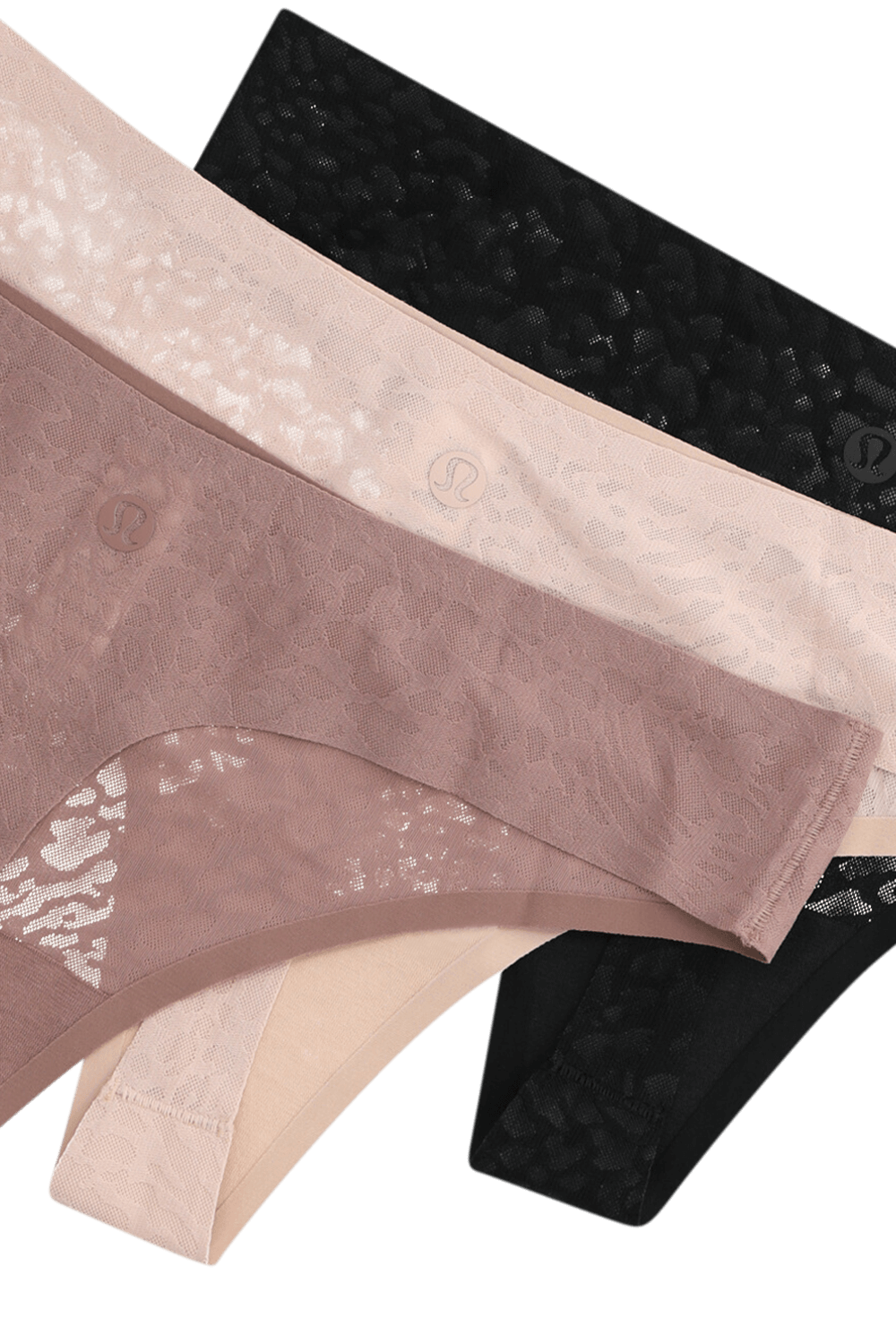 Inviswear Mid Rise Thong Lace 3P