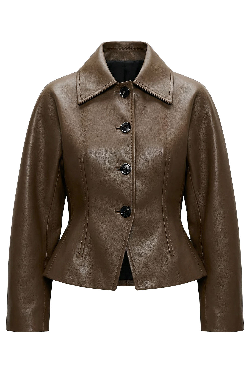 תמונה קידמית של ז'קט מחויט