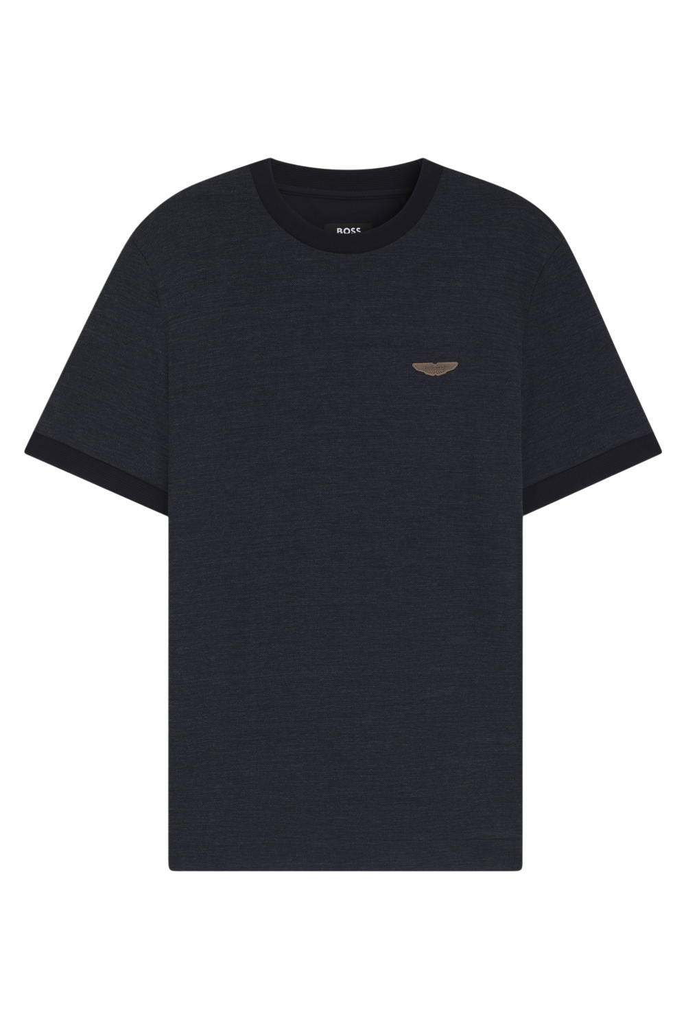 תמונה אחורית של חולצת טי בוס X אסטון מרטין