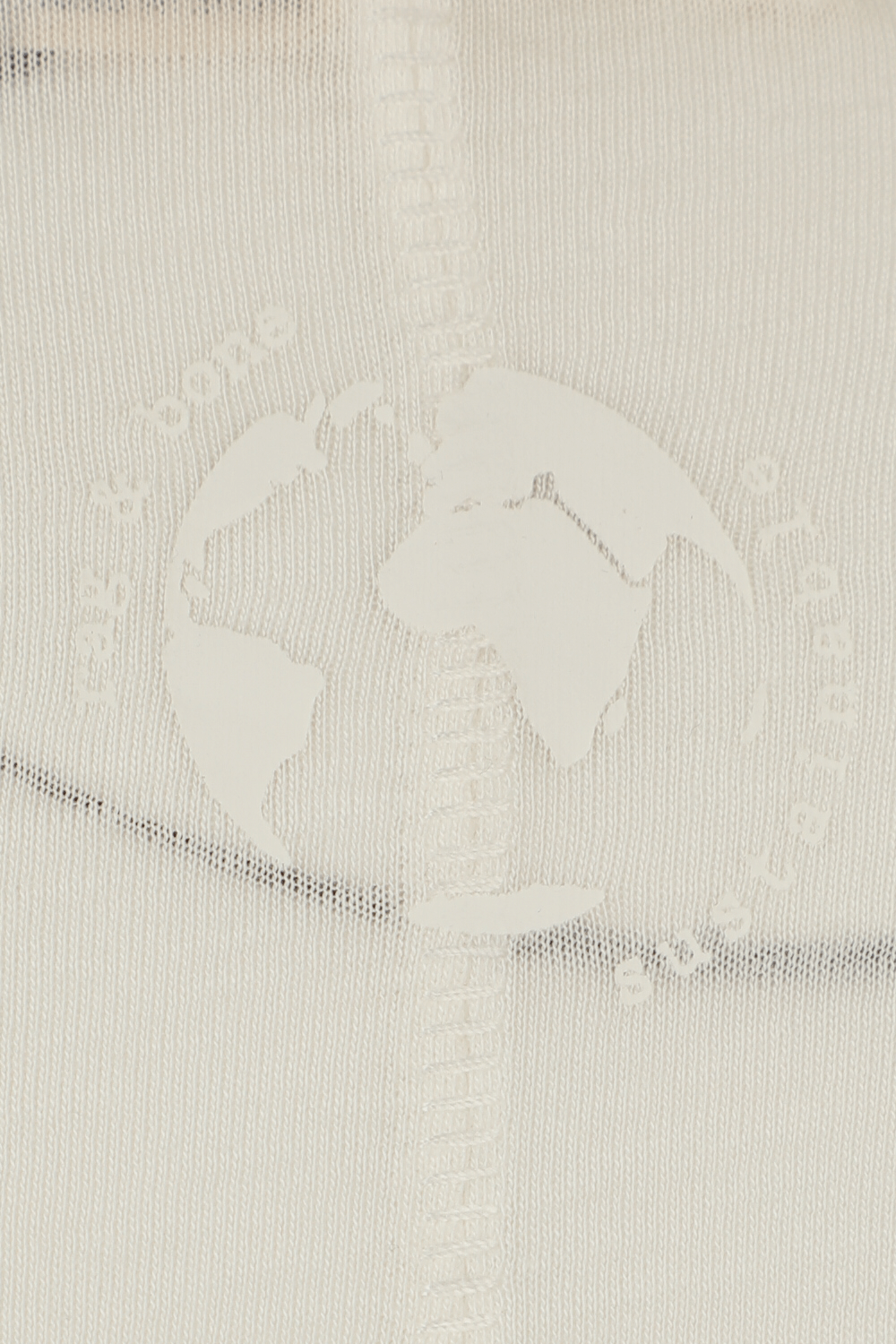 תמונה אחורית של Gaia Jersey Turtleneck in White