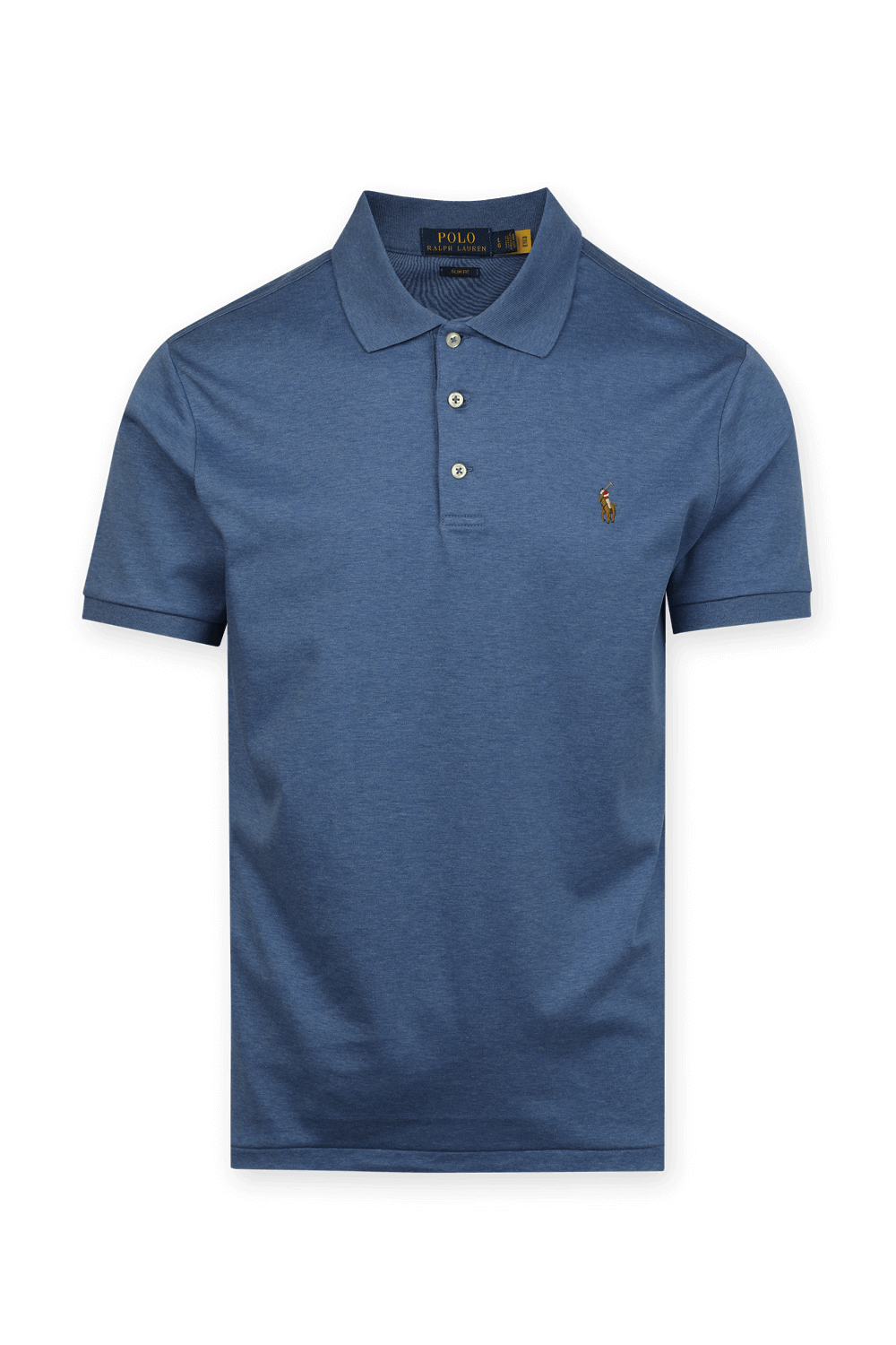 תמונה קידמית של Logo Polo Shirt in Blue