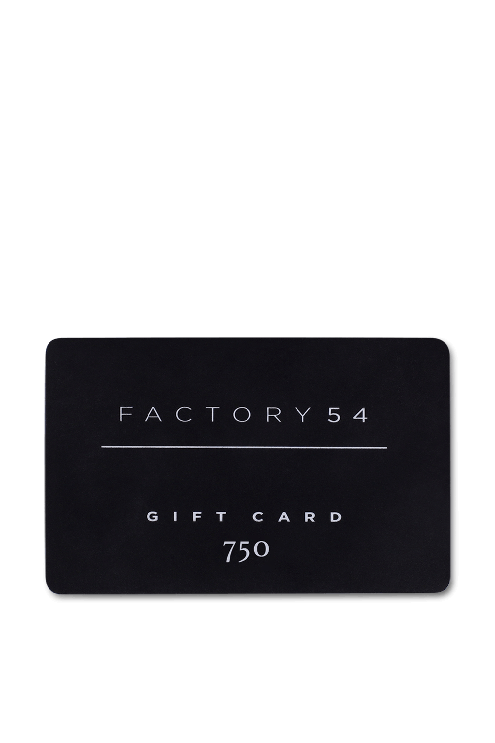 תמונה אחורית של גיפט קארד על סך 750 שקלים