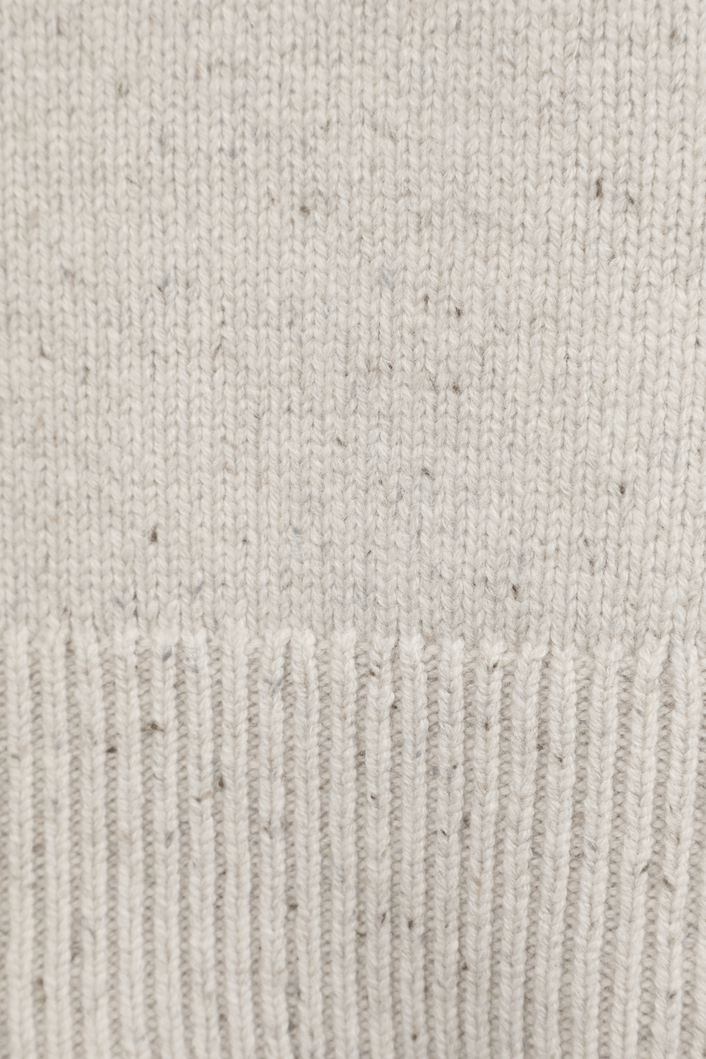 High Neck Tweed Knit Jumper in Black image number null JOSEPH