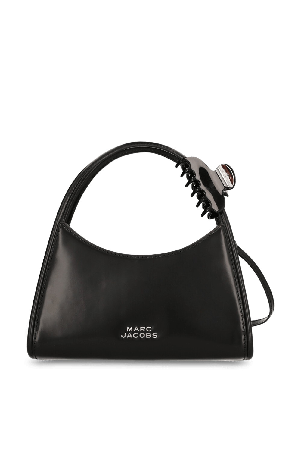 תמונה קידמית של תיק כתף עם קליפס לשיער מיני