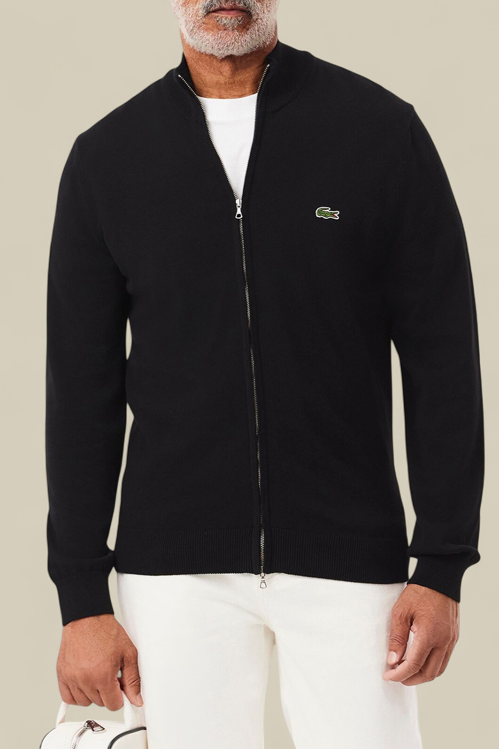 תמונת דוגמן קידמית של סריג בסגירת רוכסן