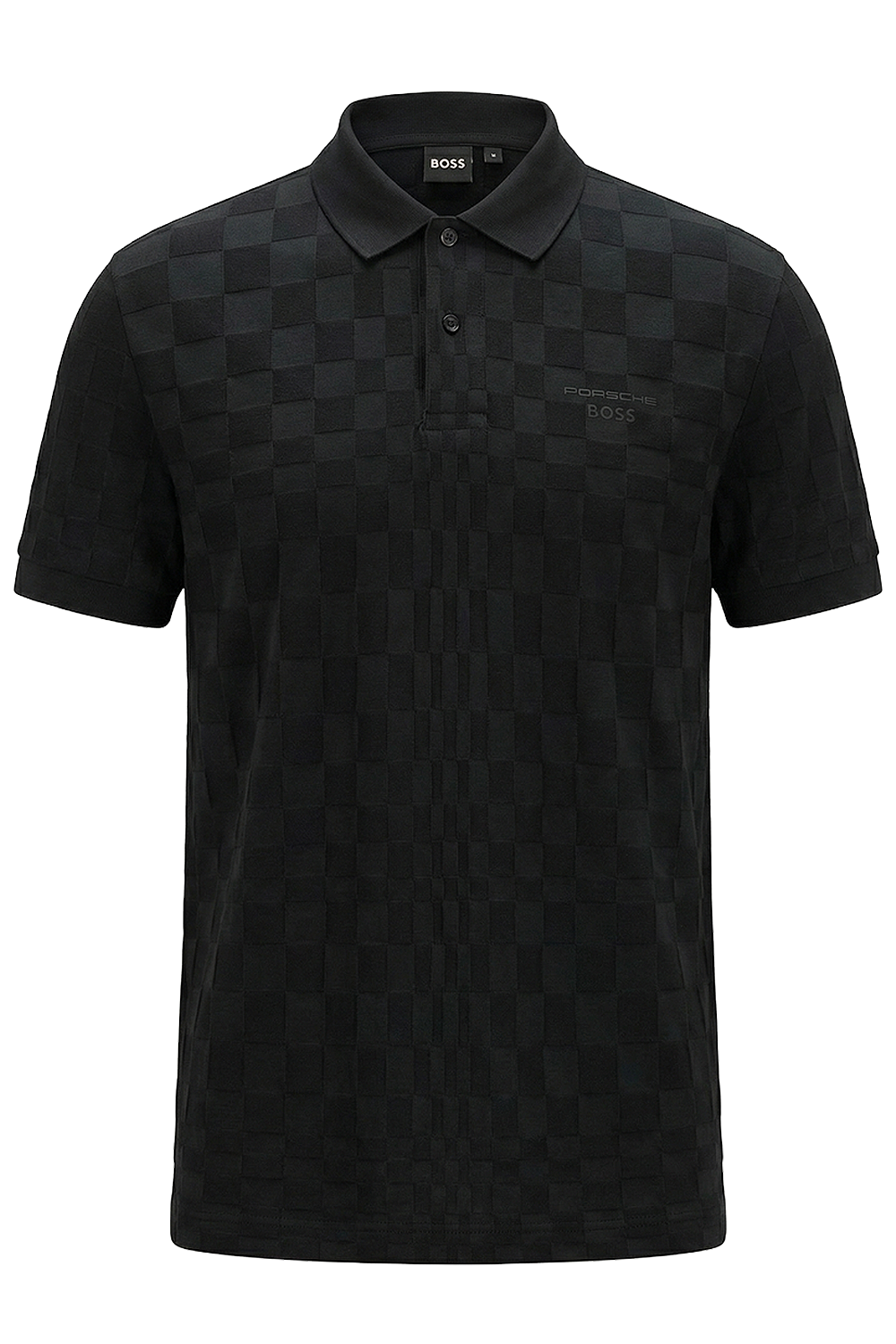 תמונה קידמית של חולצת פולו בוס X פורשה