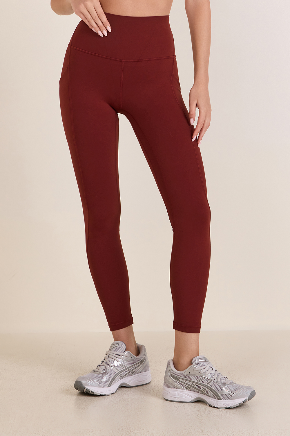 תמונת דוגמן קידמית של Align HR Pant 25'' Leggings *Pockets