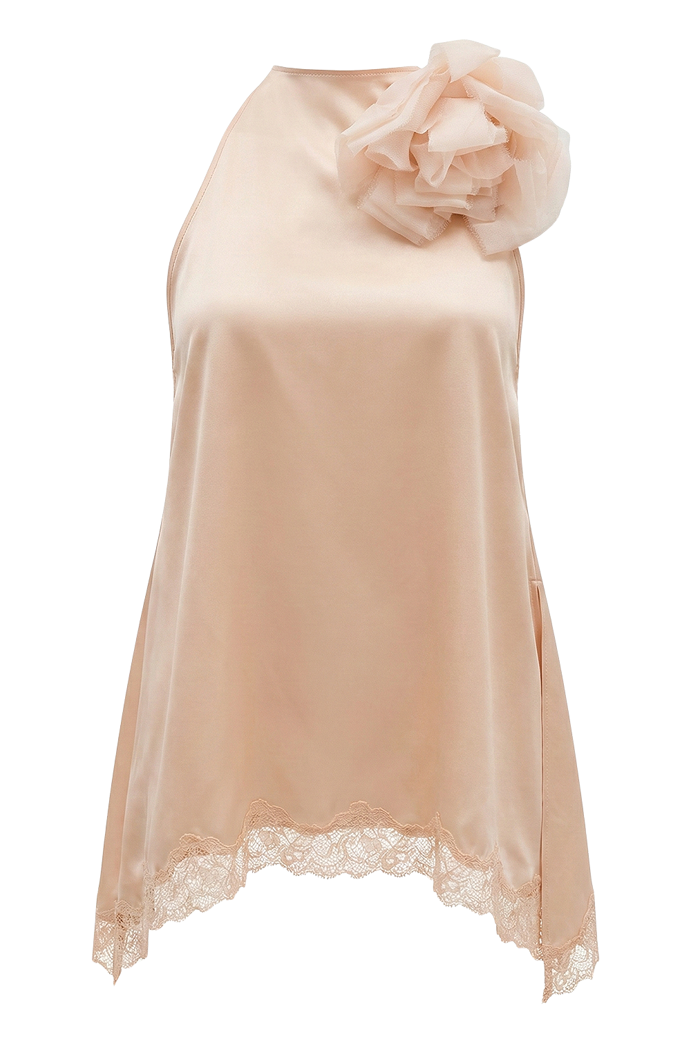 תמונה קידמית של טופ קולר משי