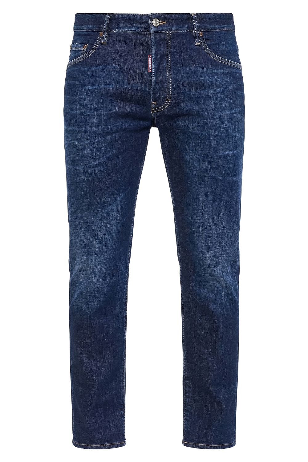 תמונה קידמית של מכנסי ג'ינס בגזרת קרוט