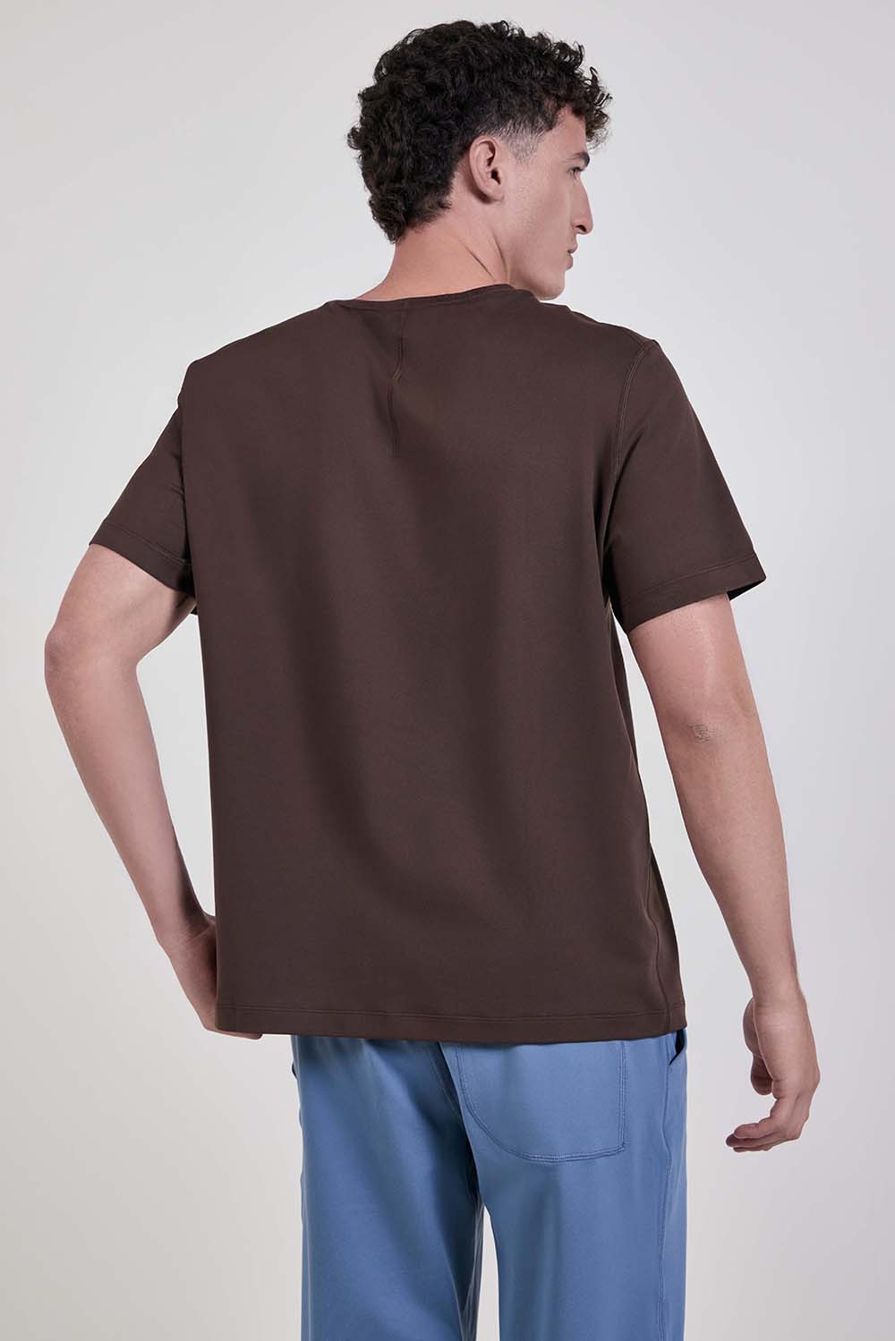 תמונת דוגמן אחורית של Soft Jersey Short Sleeve