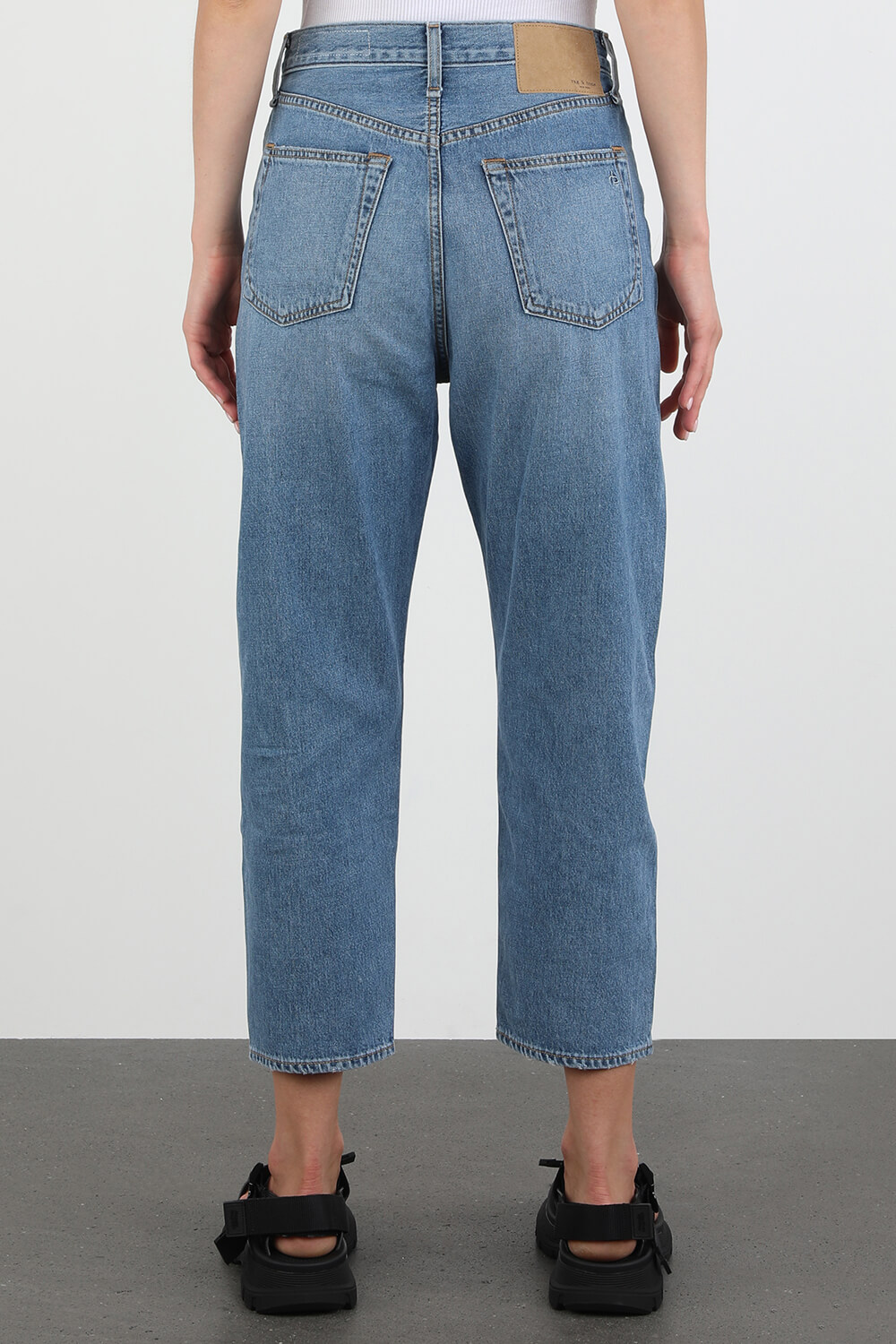 מכנסי ג'ינס היי רייס שנות ה-90 כחולים RAG & BONE