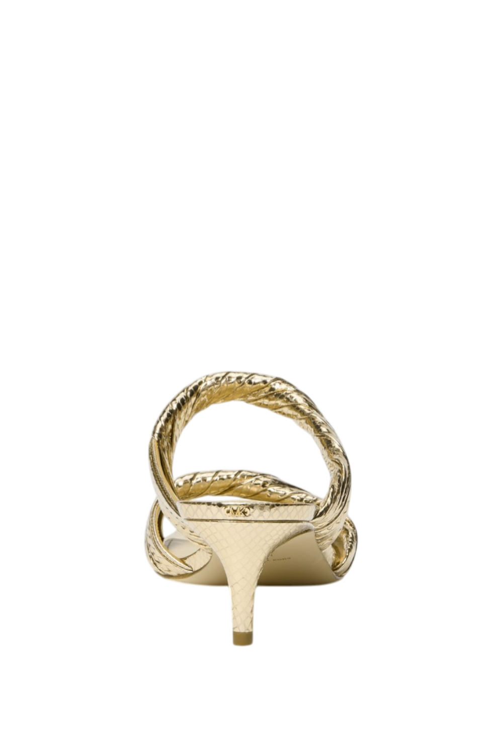 תמונת תקריב של סנדלי עקב מיולס