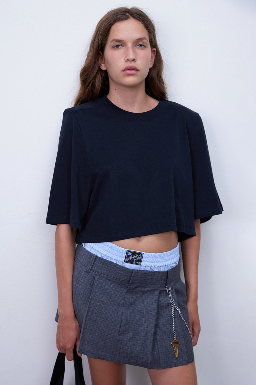 תמונת דוגמן קידמית של חולצת טי