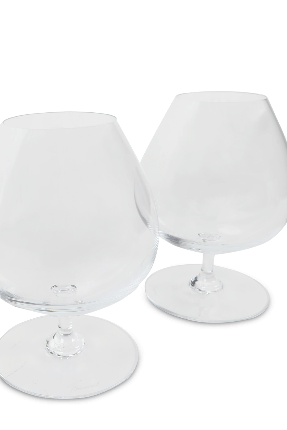 תמונה קידמית של מארז שתי כוסות יין מקריסטל שקוף