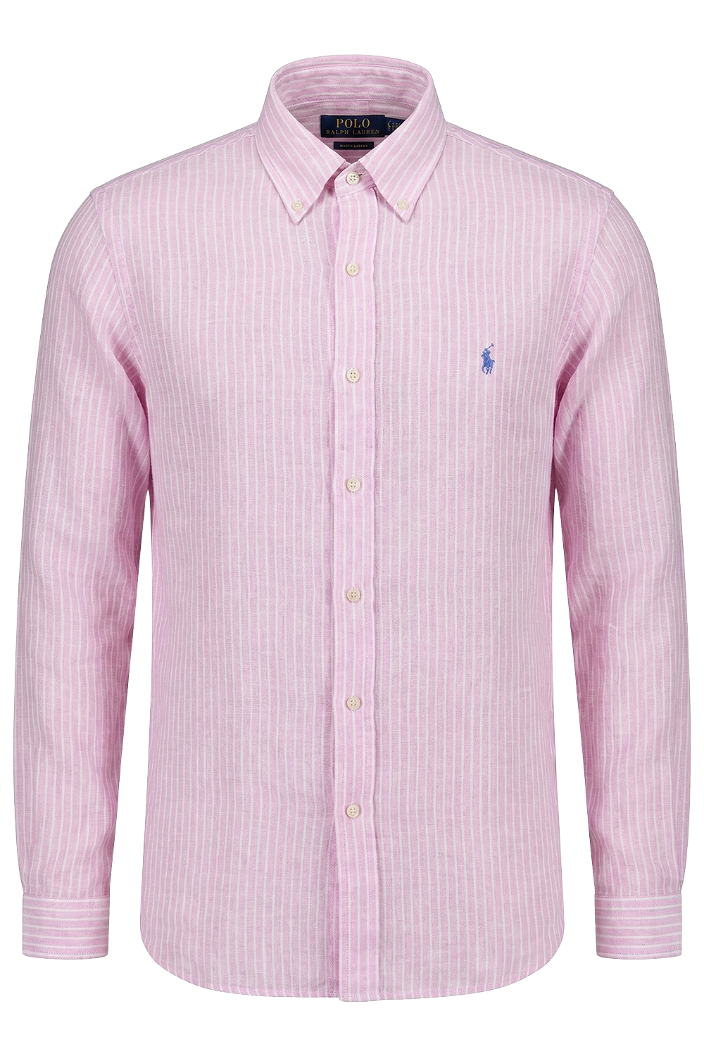 תמונה קידמית של חולצת כפתורים מפשתן