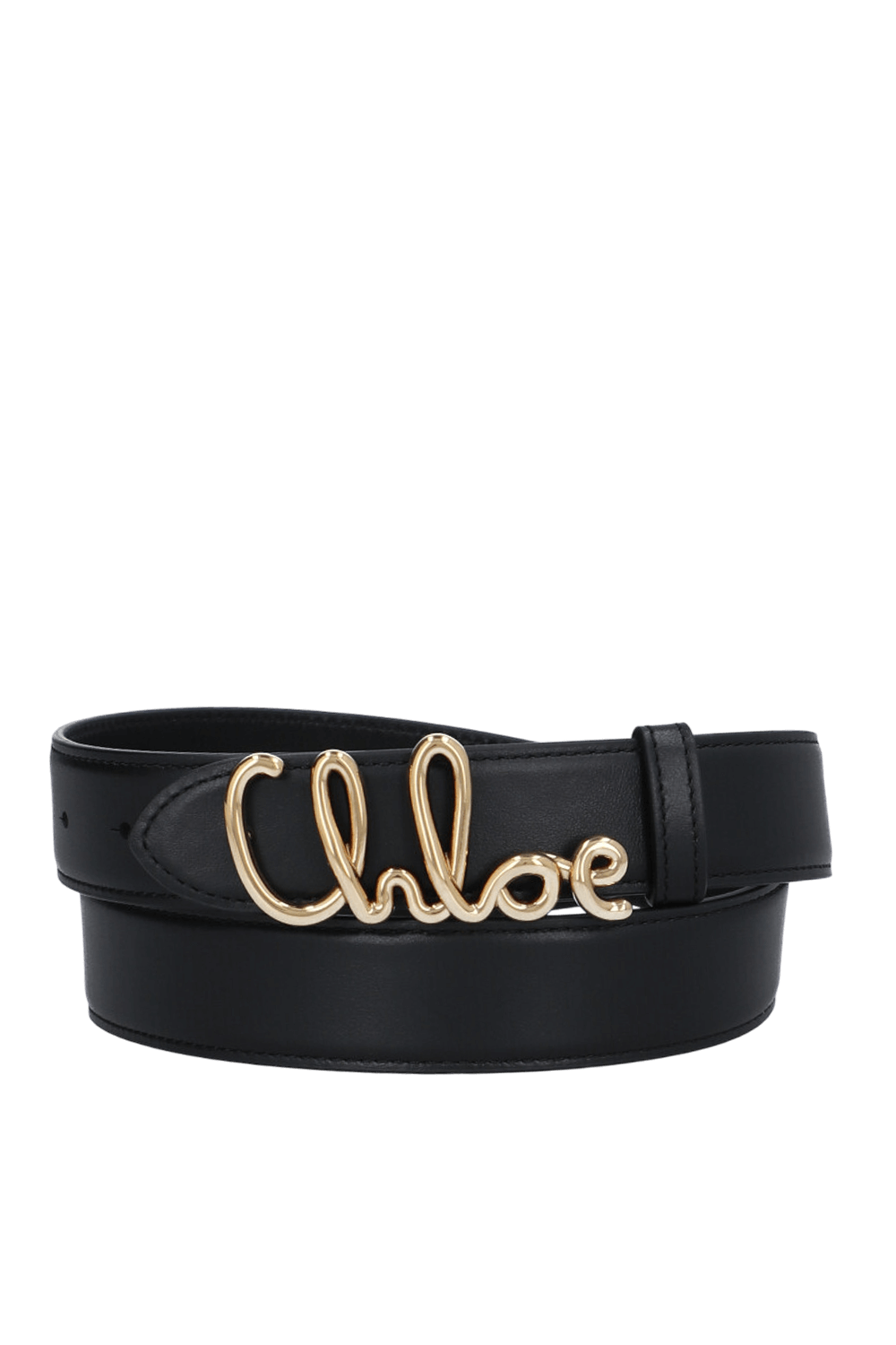 תמונה קידמית של חגורת עור