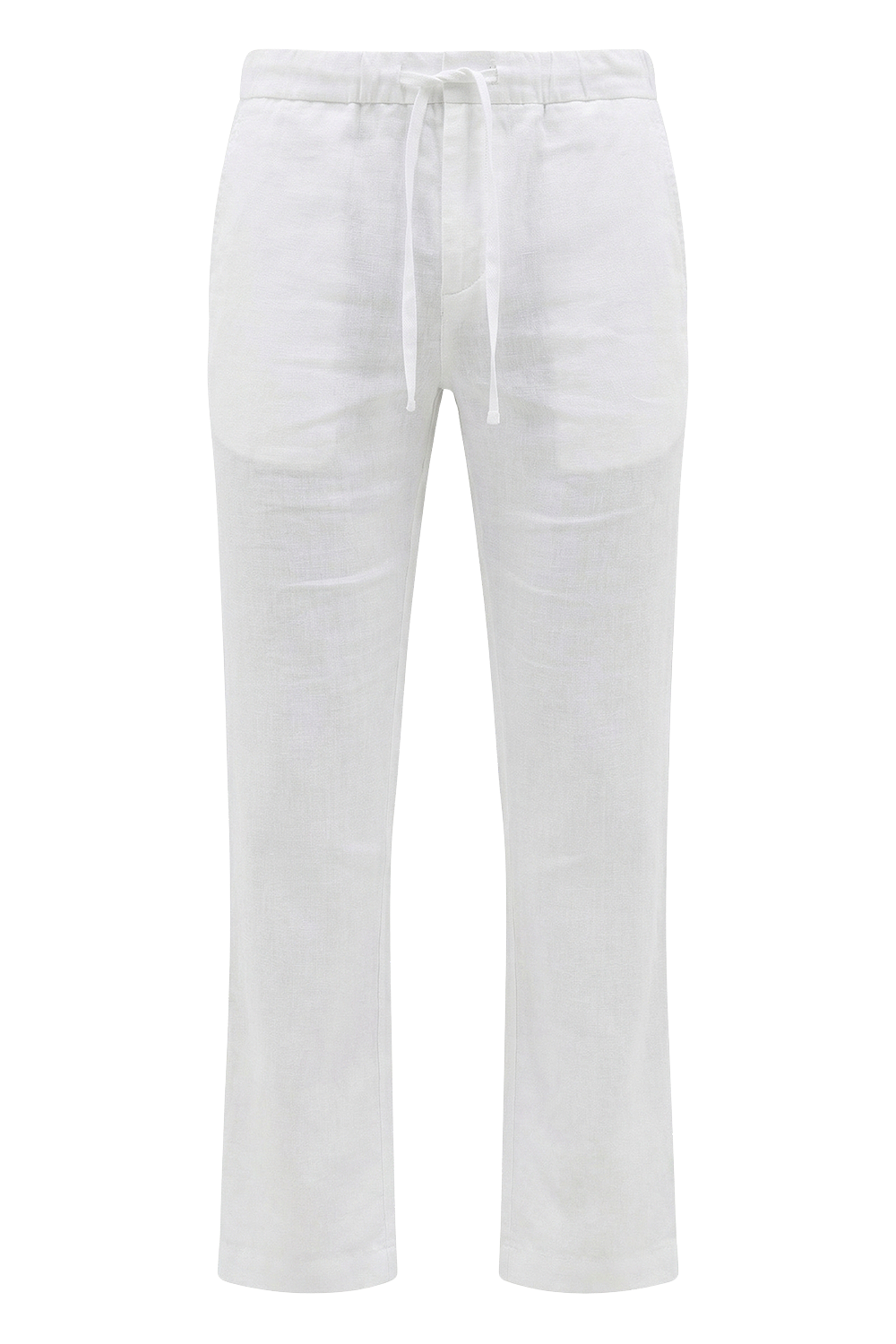 תמונה קידמית של מכנסי פשתן