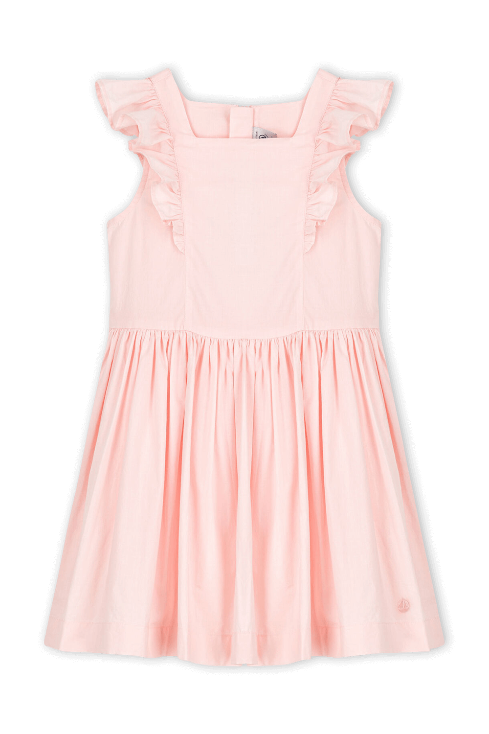 תמונה קידמית של גילאי 6-12 שמלה ורודה עם מלמלה