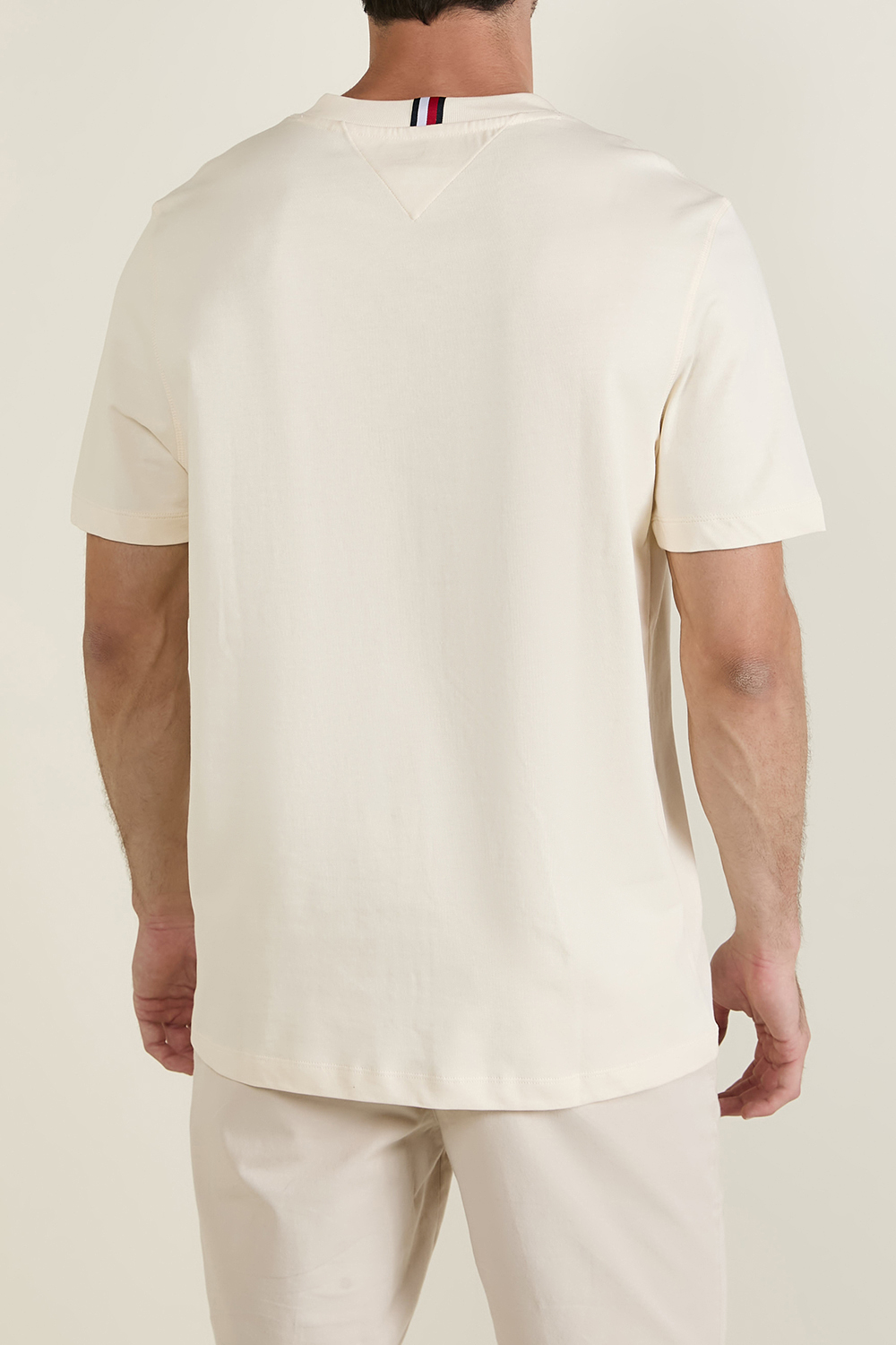 תמונת דוגמן אחורית של חולצת טי