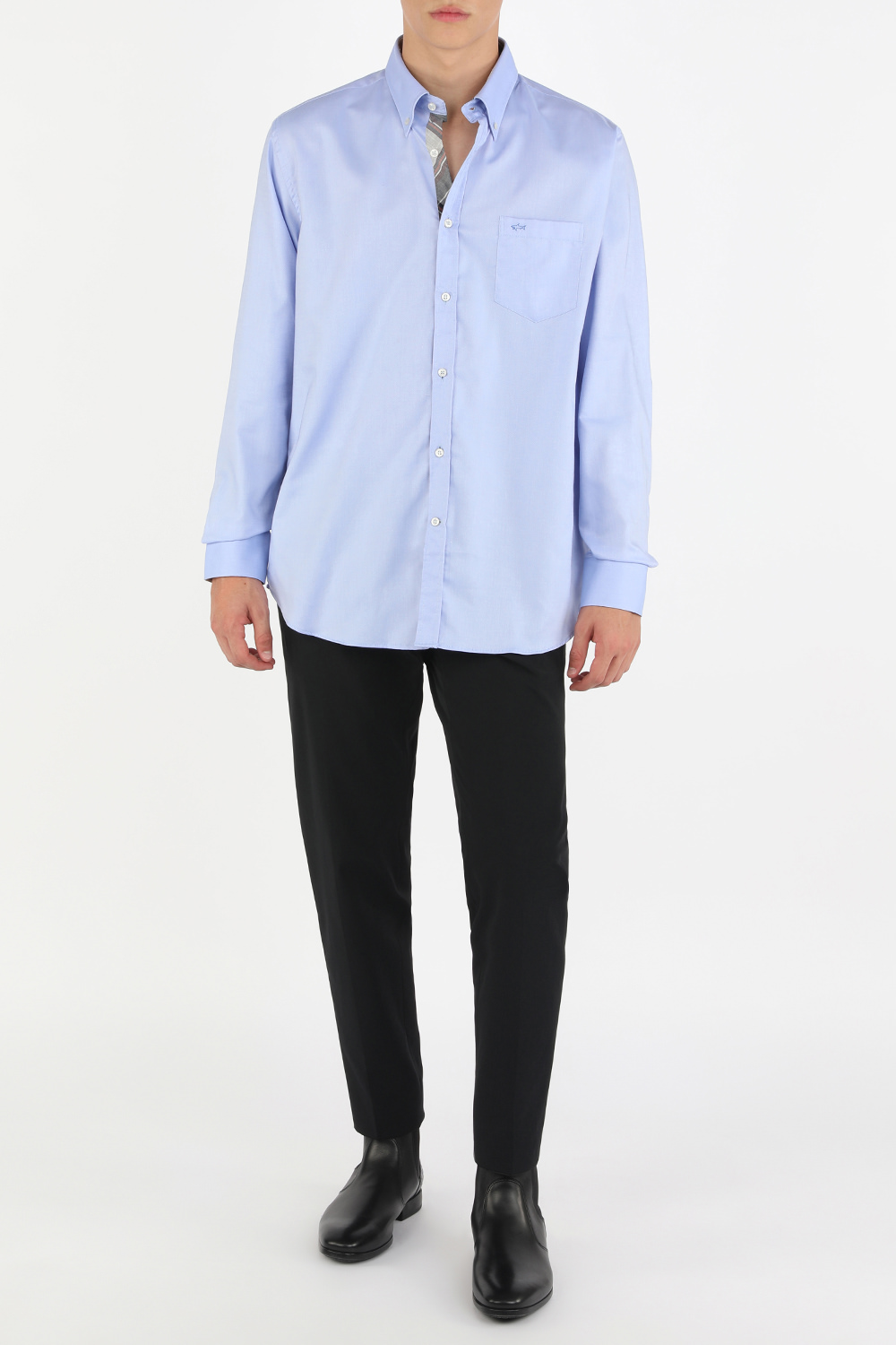 תמונת דוגמן קידמית של מגפיים מעור