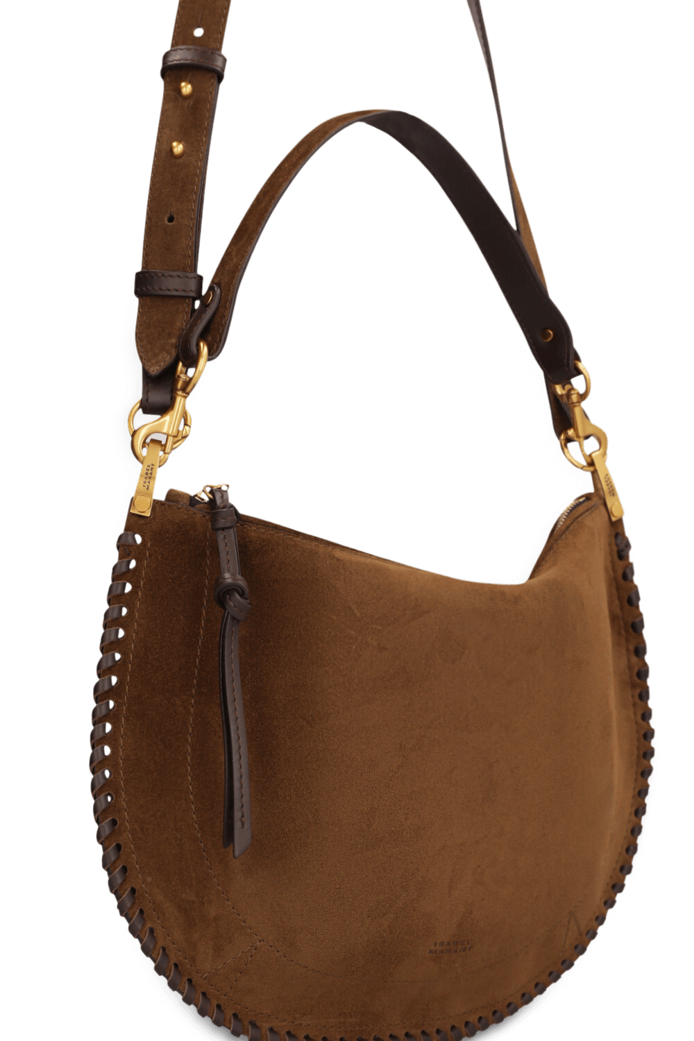 תמונת תקריב של תיק כתף אוסקן מעור רך לארג'