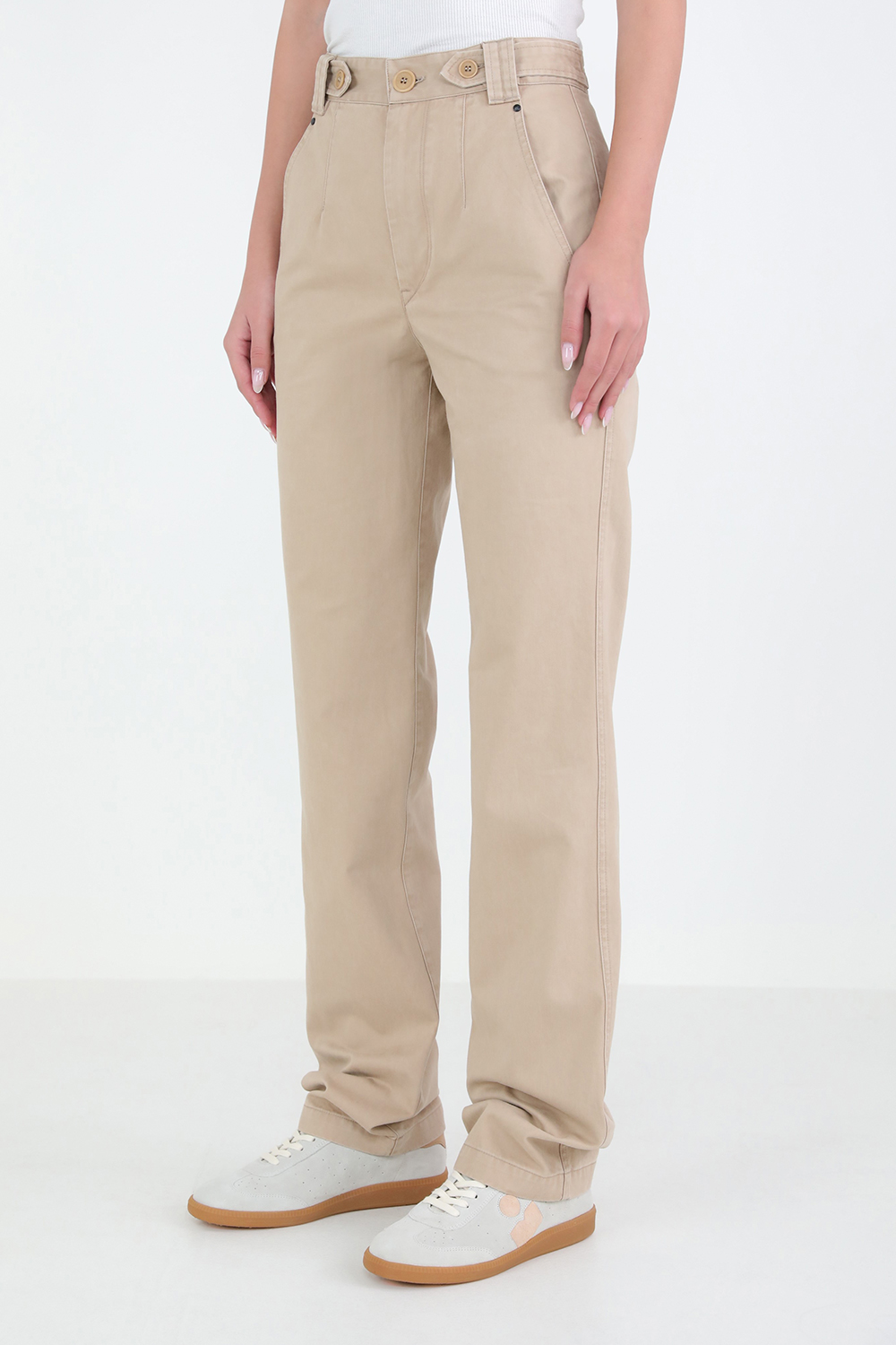 תמונת דוגמן קידמית של מכנסיים ארוכים