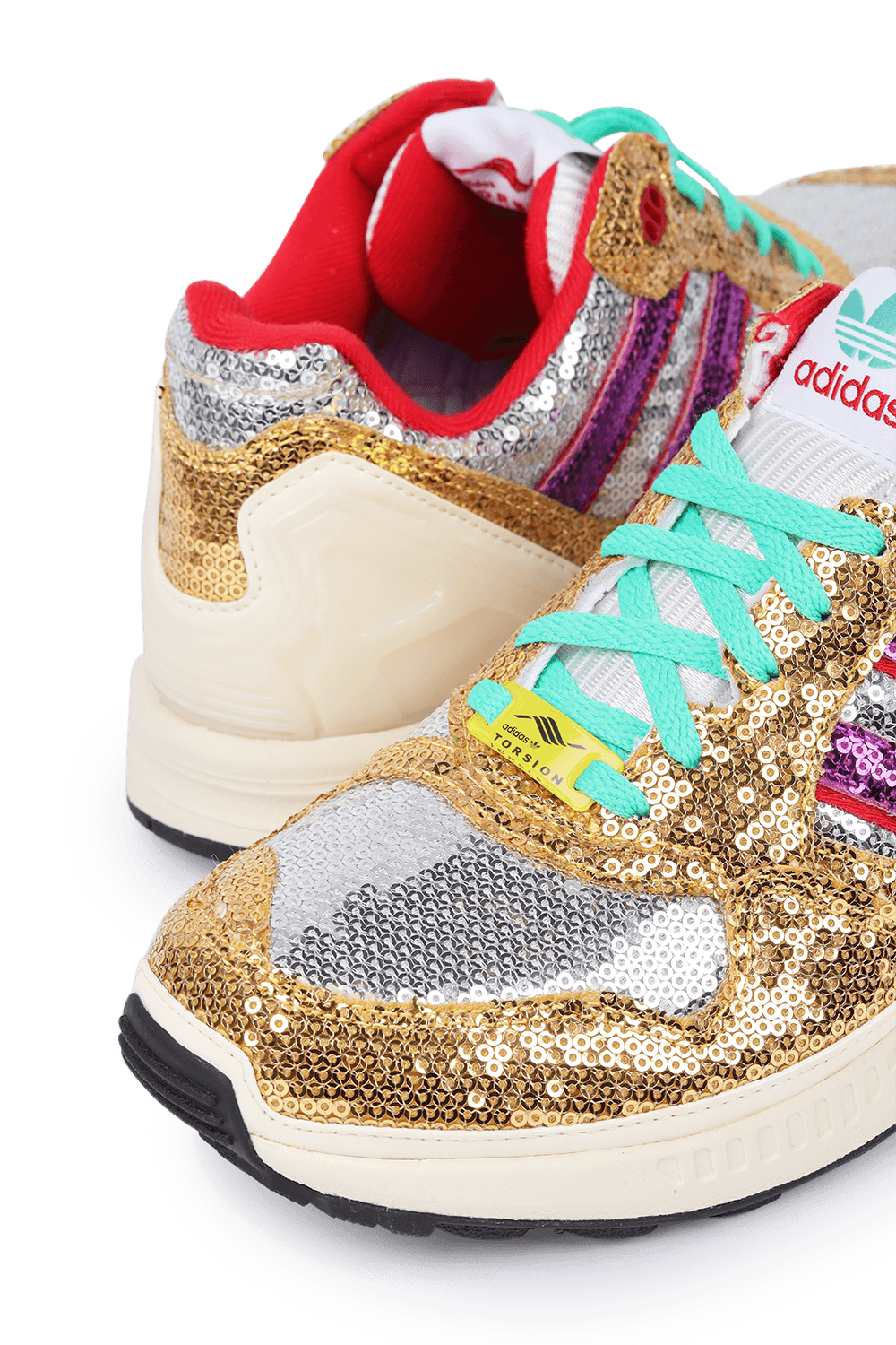 תמונת תקריב של ZX 6000 Shoes Multicolor Glitter