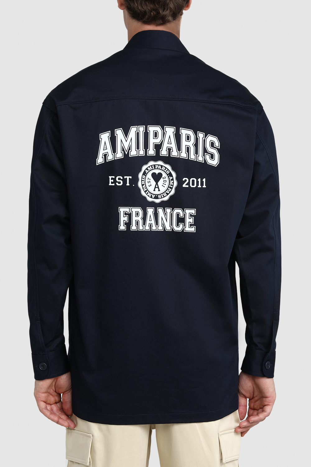 תמונת דוגמן אחורית של חולצת ז׳קט