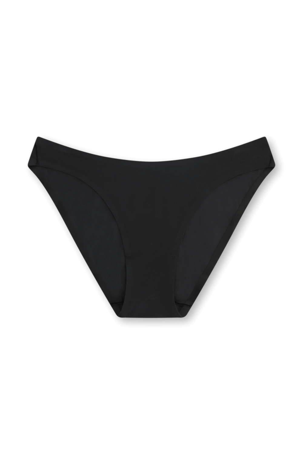 תמונה אחורית של Wundermost Ultra-Soft Nulu Mid-Rise Bikini Underwear 3 Pack