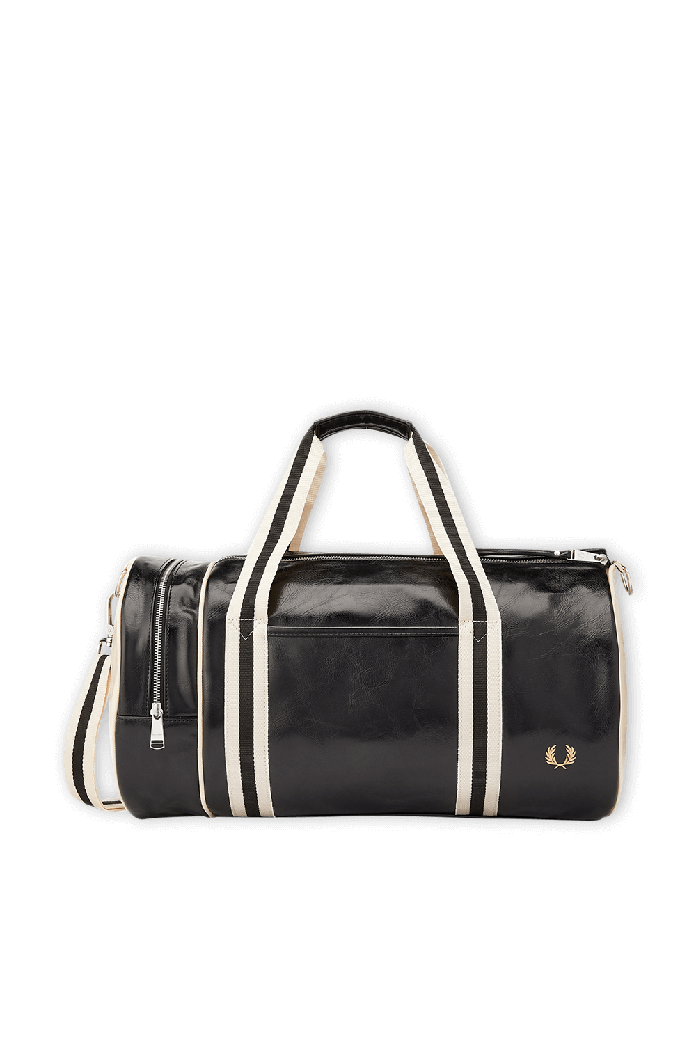 תמונה קידמית של Classic Barrel Bag in Black