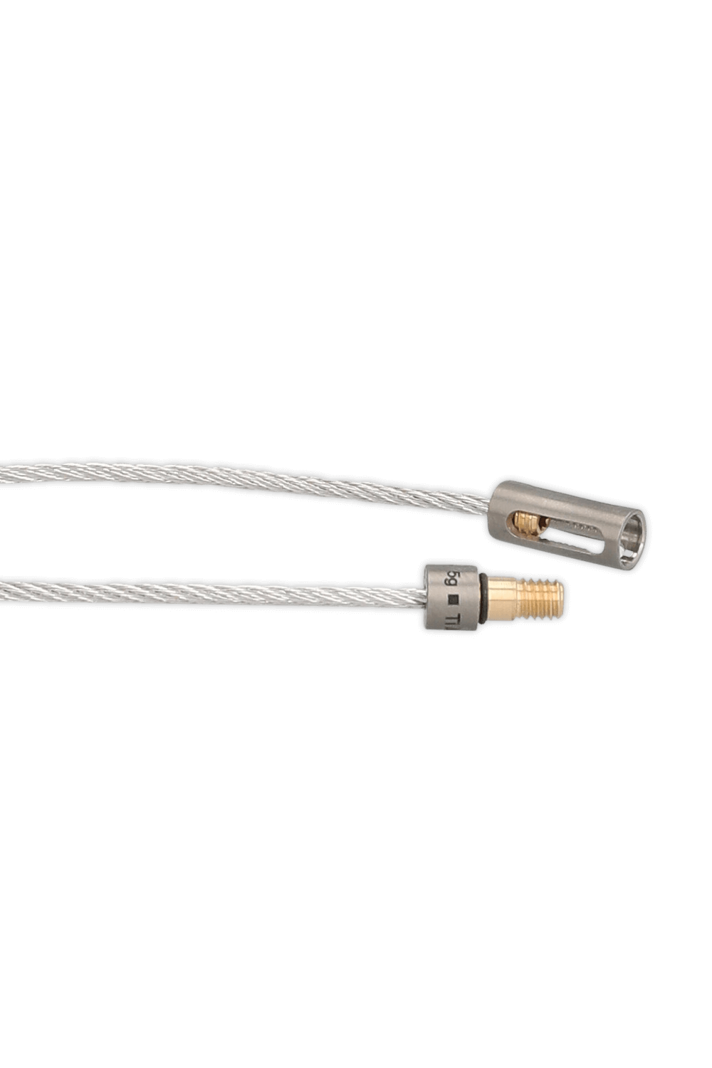 תמונת תקריב של צמיד כבל 5 גר' מכסף