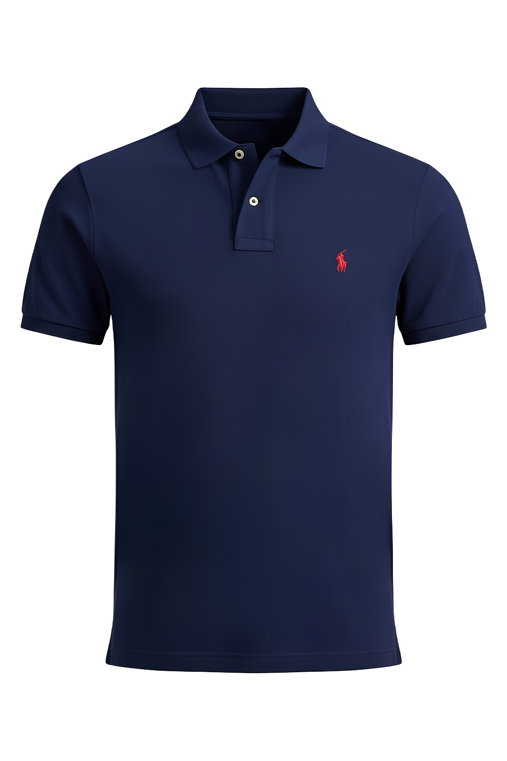 תמונה קידמית של חולצת פולו קצרה סלים