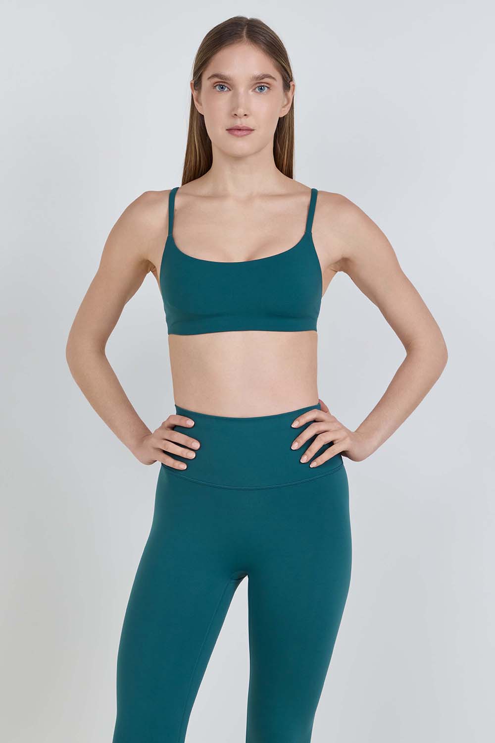 תמונת דוגמן קידמית של Wunder Train Strappy Racer Bra A/B Cup