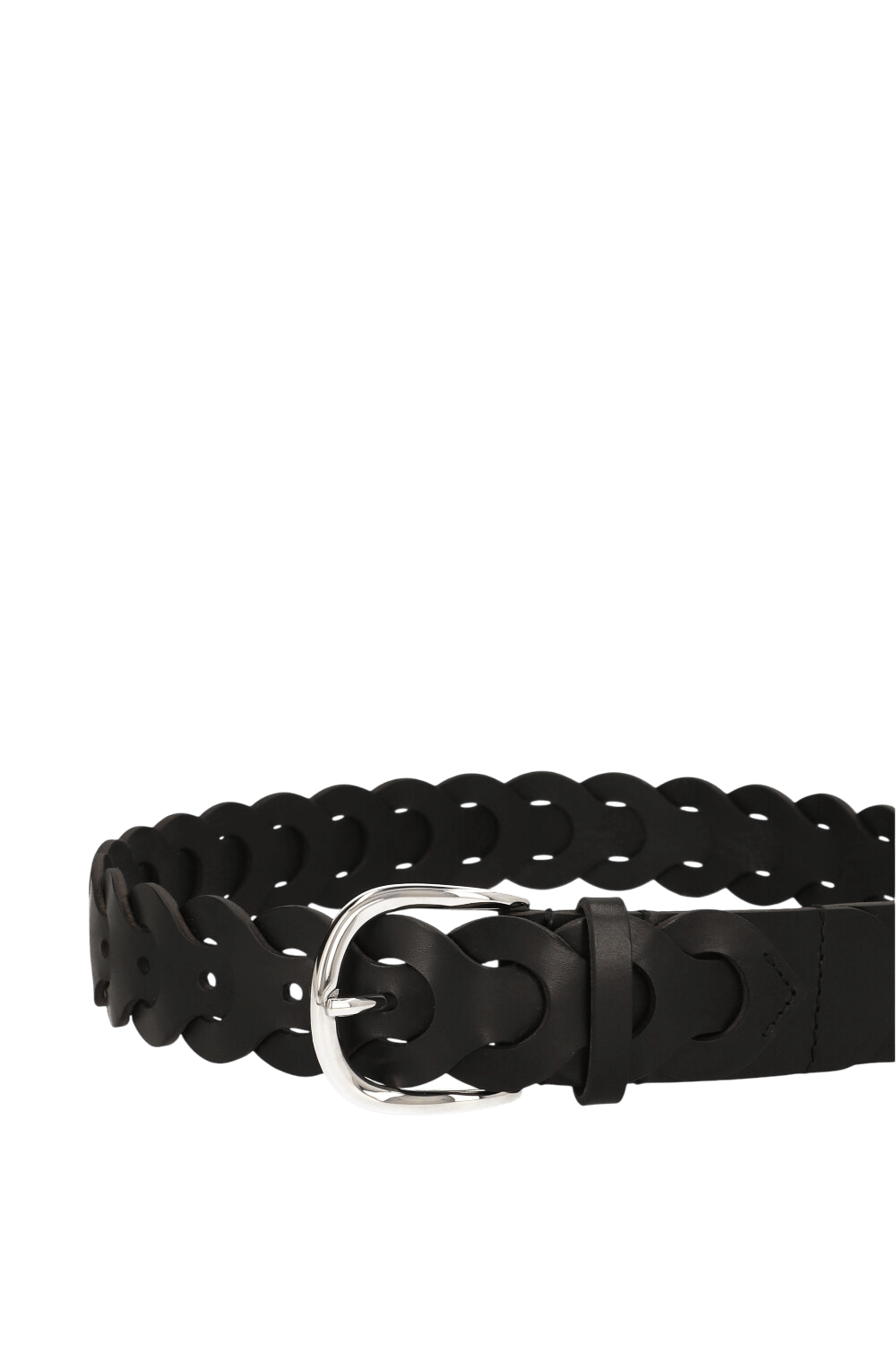 תמונת פנים של חגורת עור