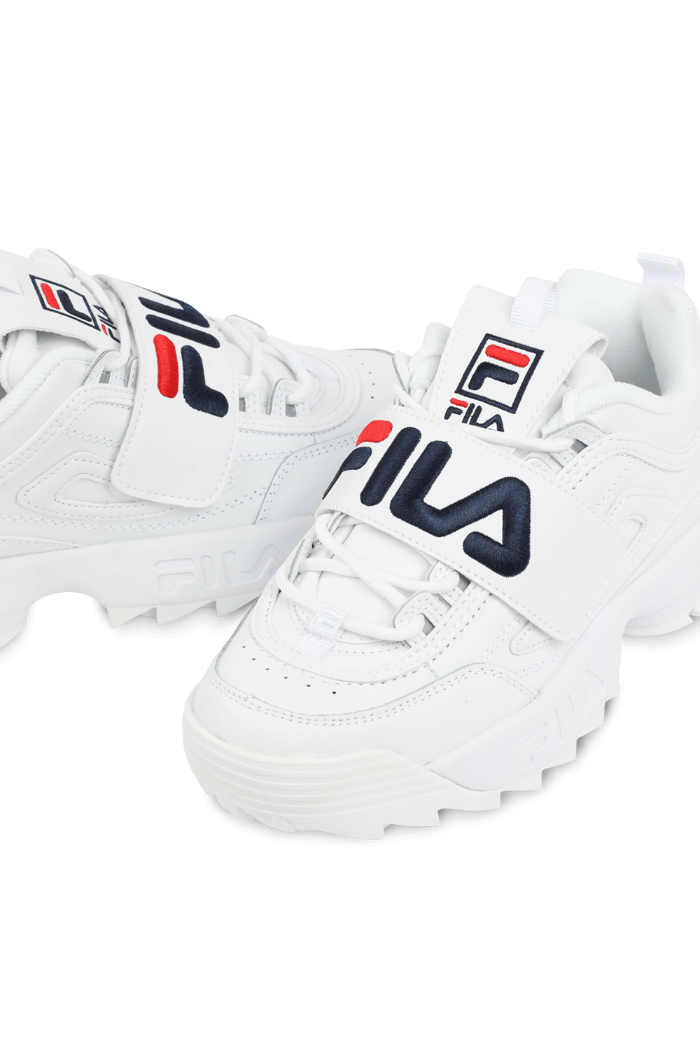 תמונת תקריב של Logo Disruptor Premium In White