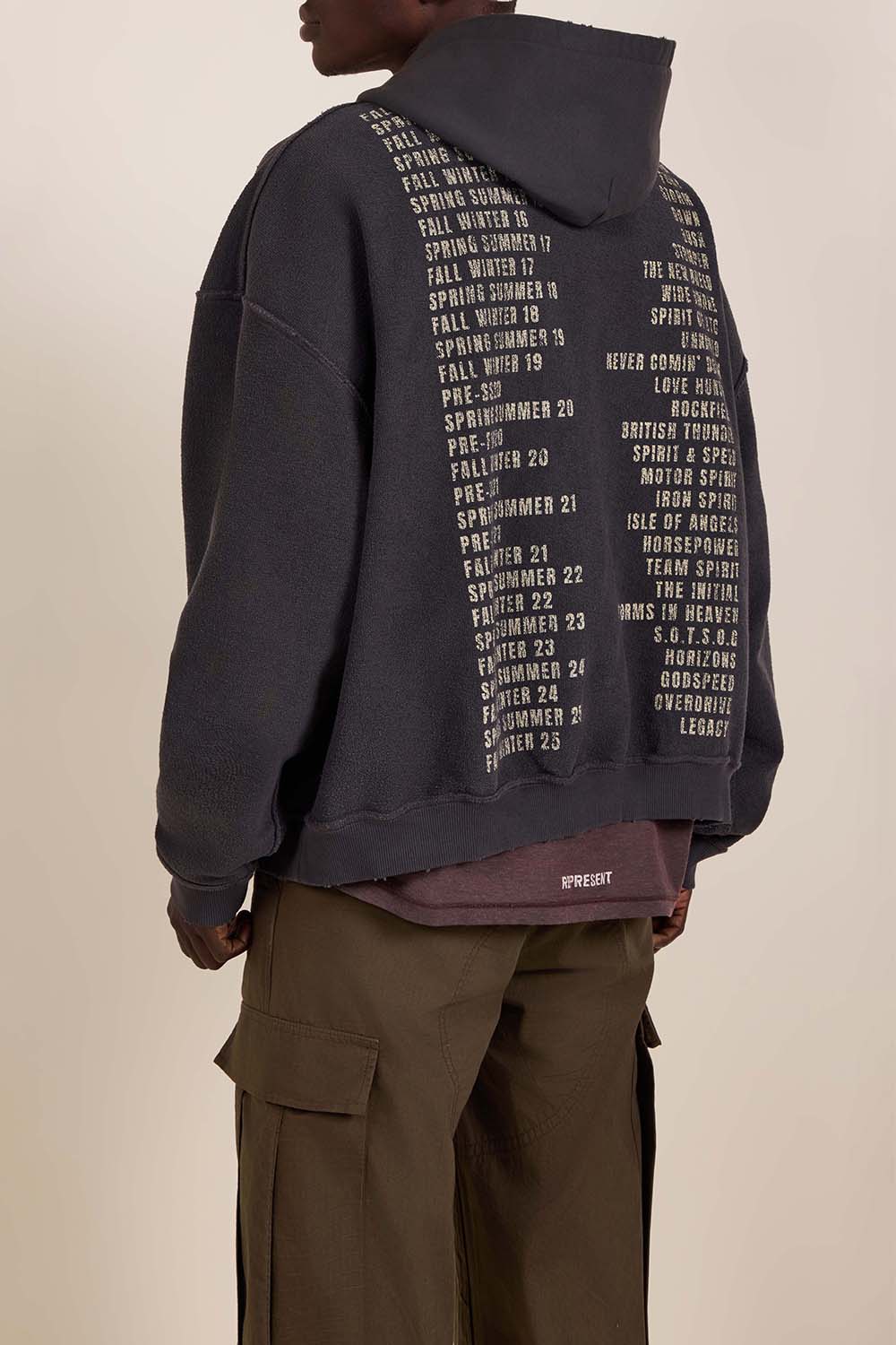 סווטשירט קפוצ'ון דו צדדי