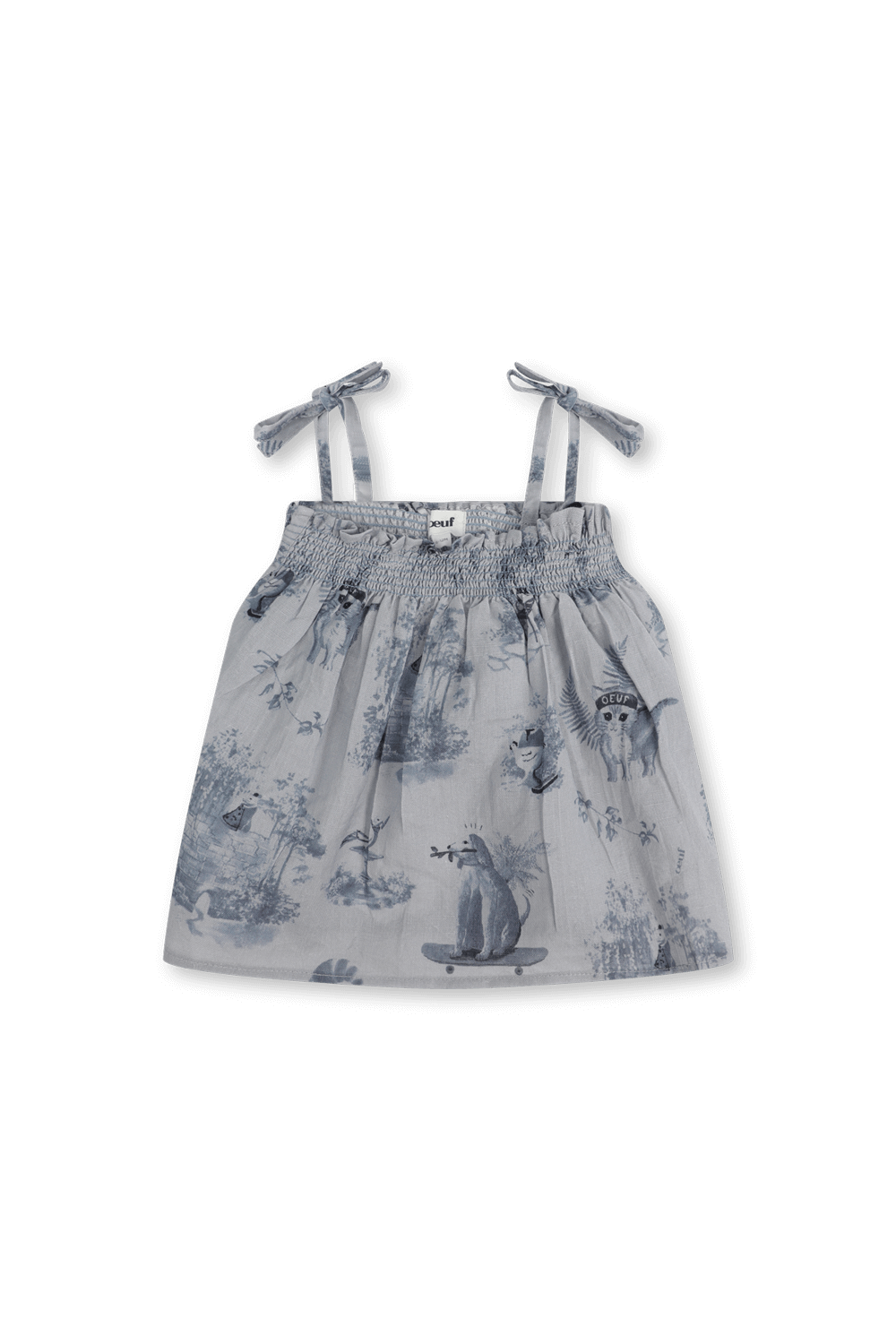 שמלה קצרה עם תחתונים - גילאי NB- 24 חודשים OEUF NYC
