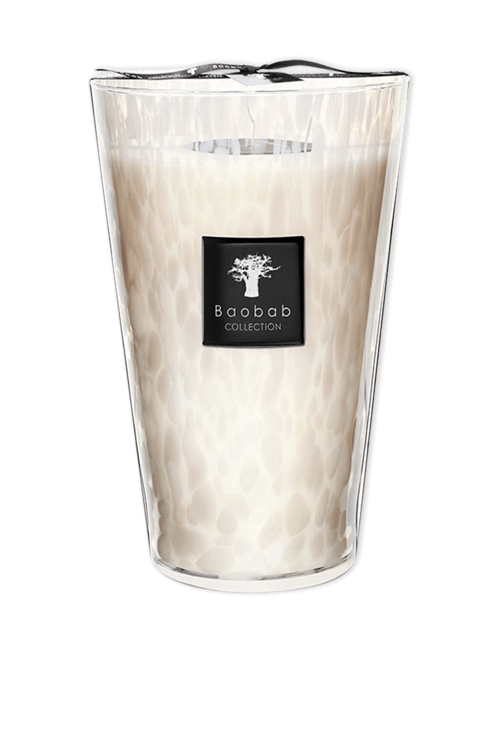 תמונה קידמית של Max 35 White Pearls Candle