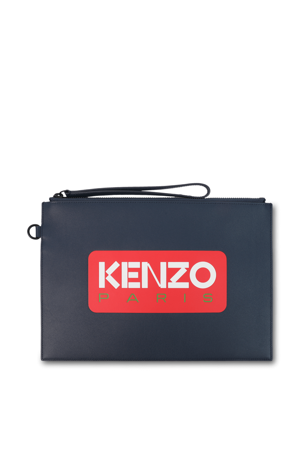 תמונה קידמית של תיק קלא'ץ גרפי גדול מעור