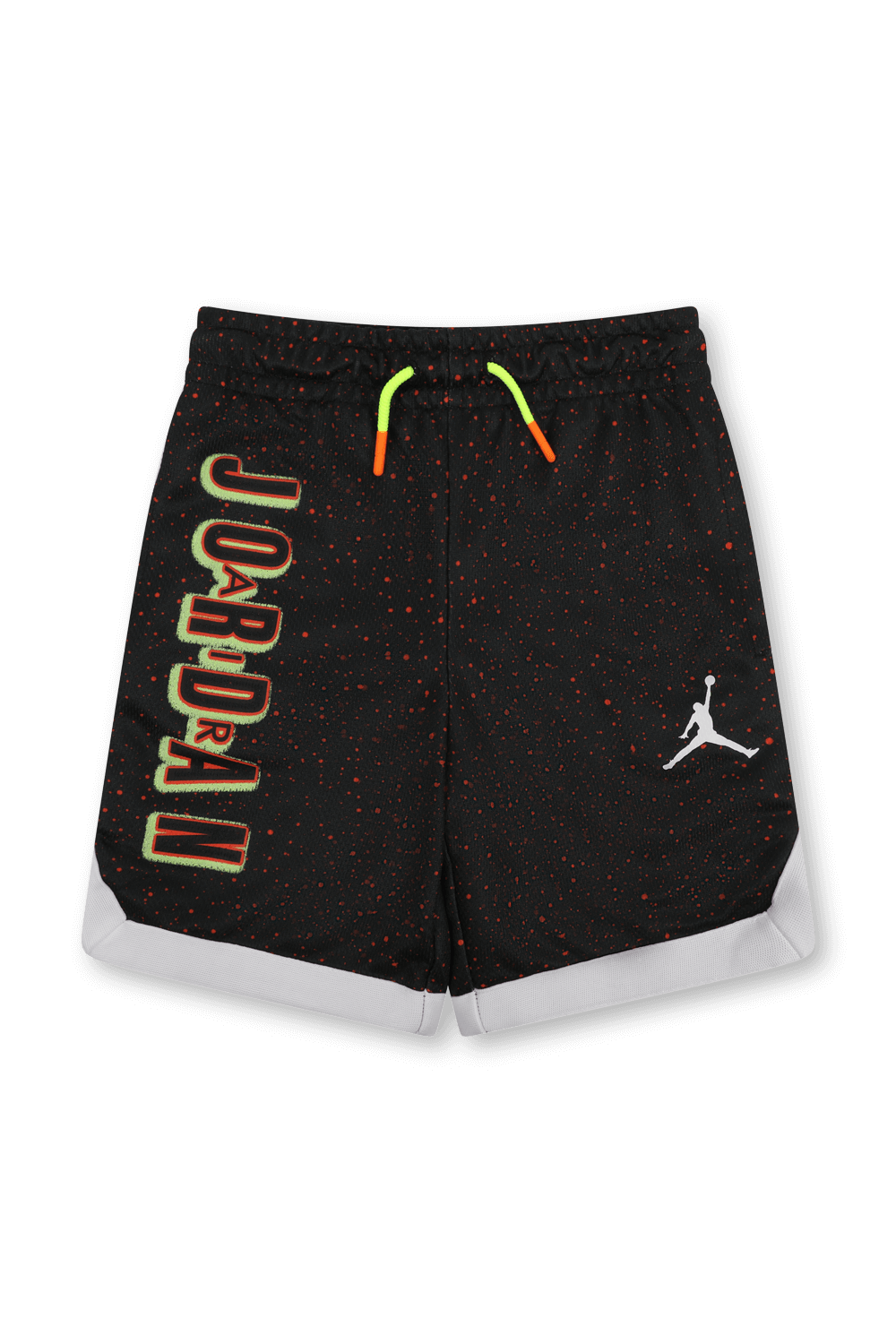 תמונה קידמית של גילאי 8-16 מכנסי ג'וג ג'ורדן שחורים