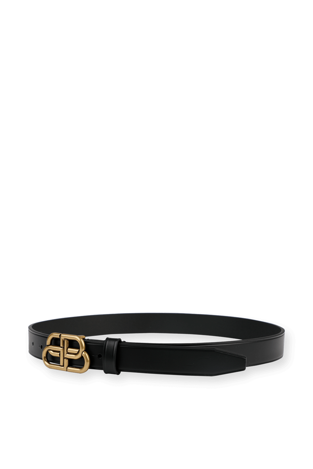 תמונה אחורית של BB Belt in Black Leather